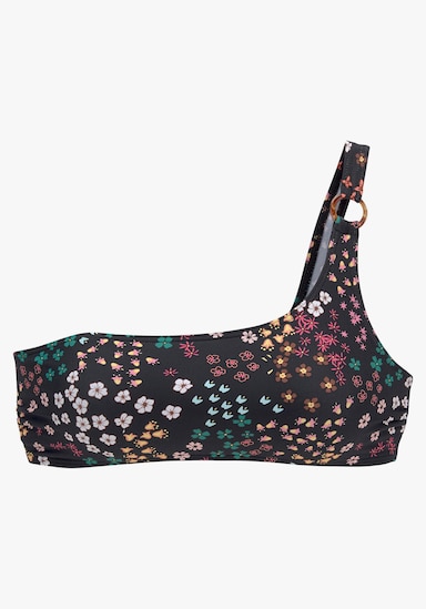 s.Oliver Bustier-Bikini-Top - schwarz-bedruckt