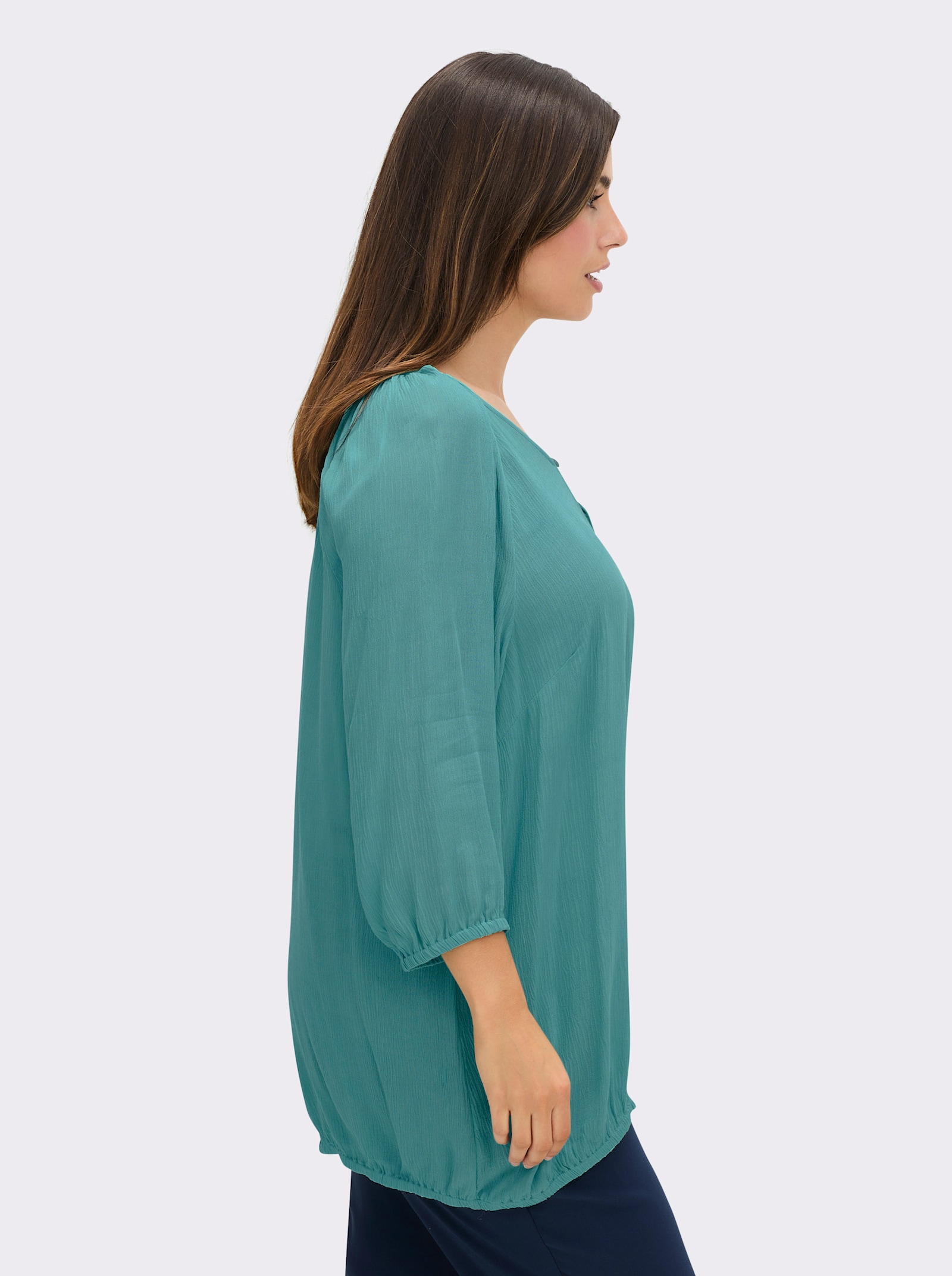 sheego Tunika mit 3/4-Raglanärmeln - ozean