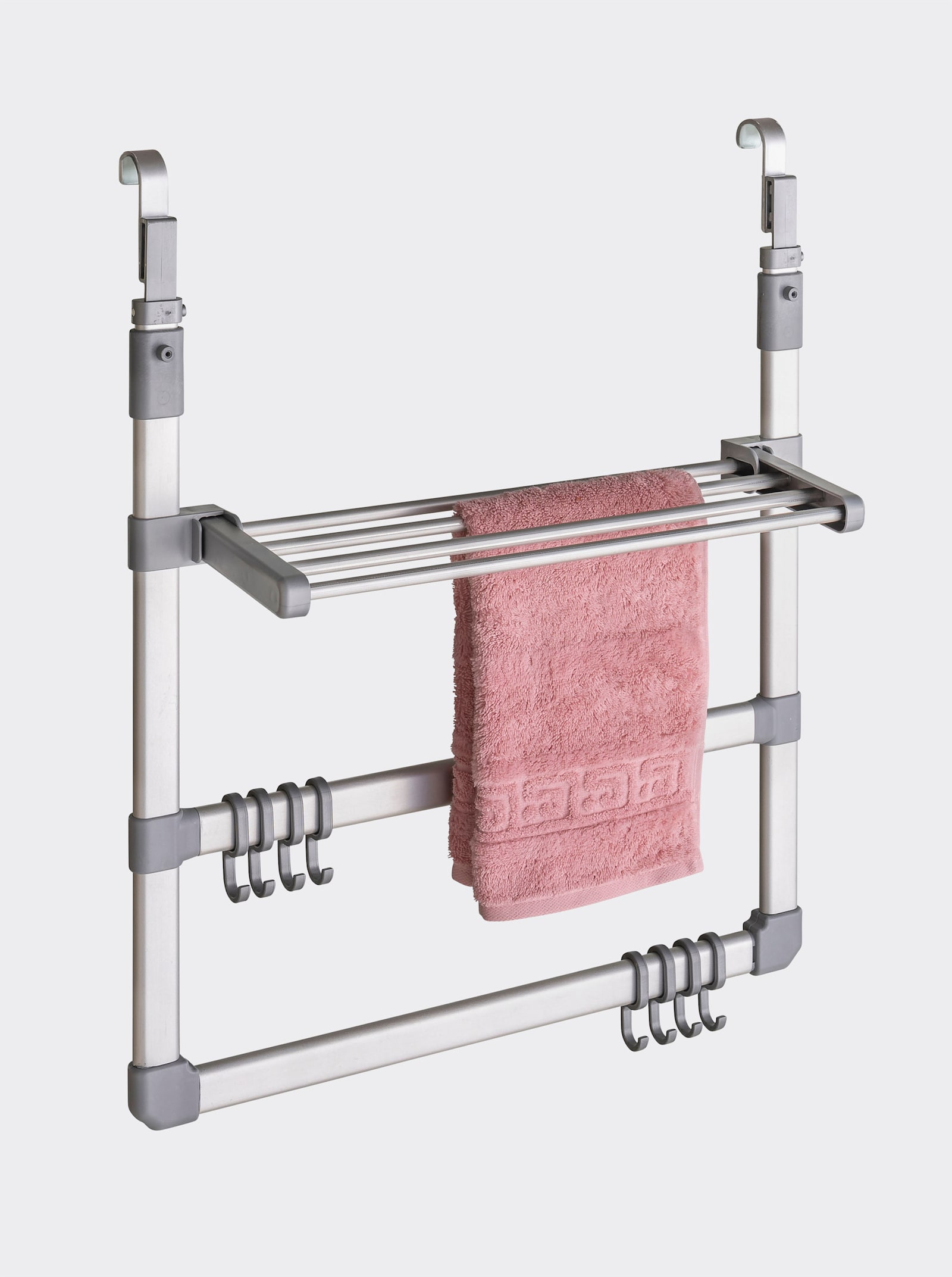 heine home Heizkörper-Handtuchhalter - silberfarben