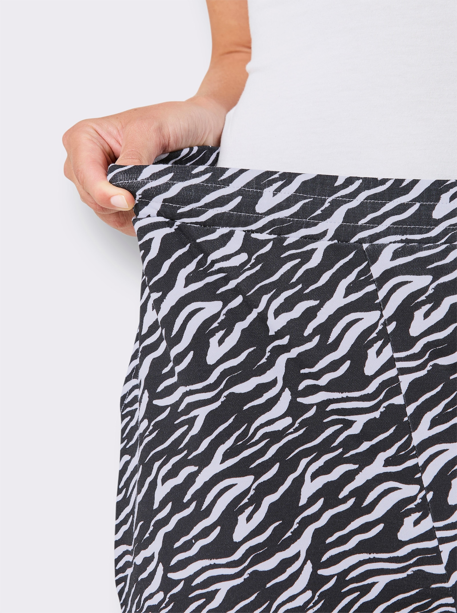 feel good Hose - schwarz-weiss