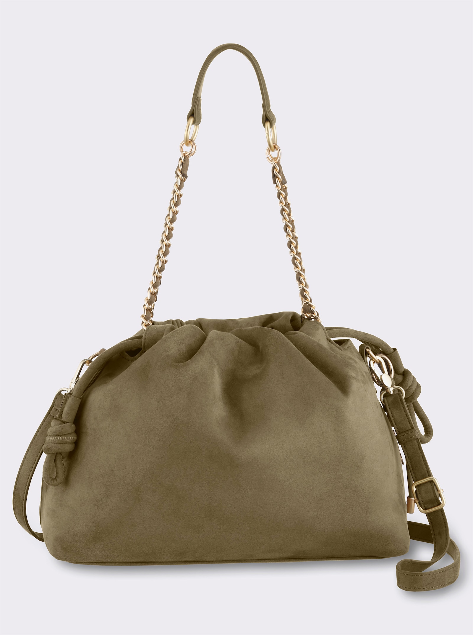 heine Handtasche in Beutelform - khaki