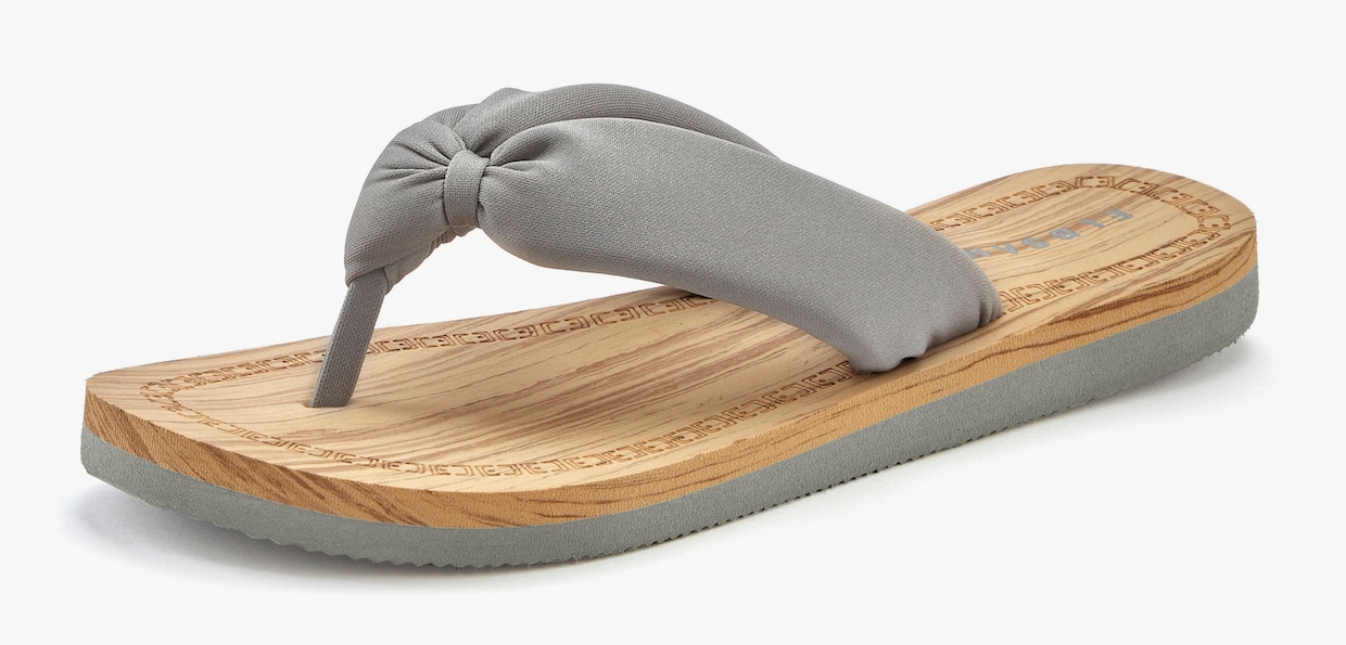 Elbsand Badslippers - grijs/groen