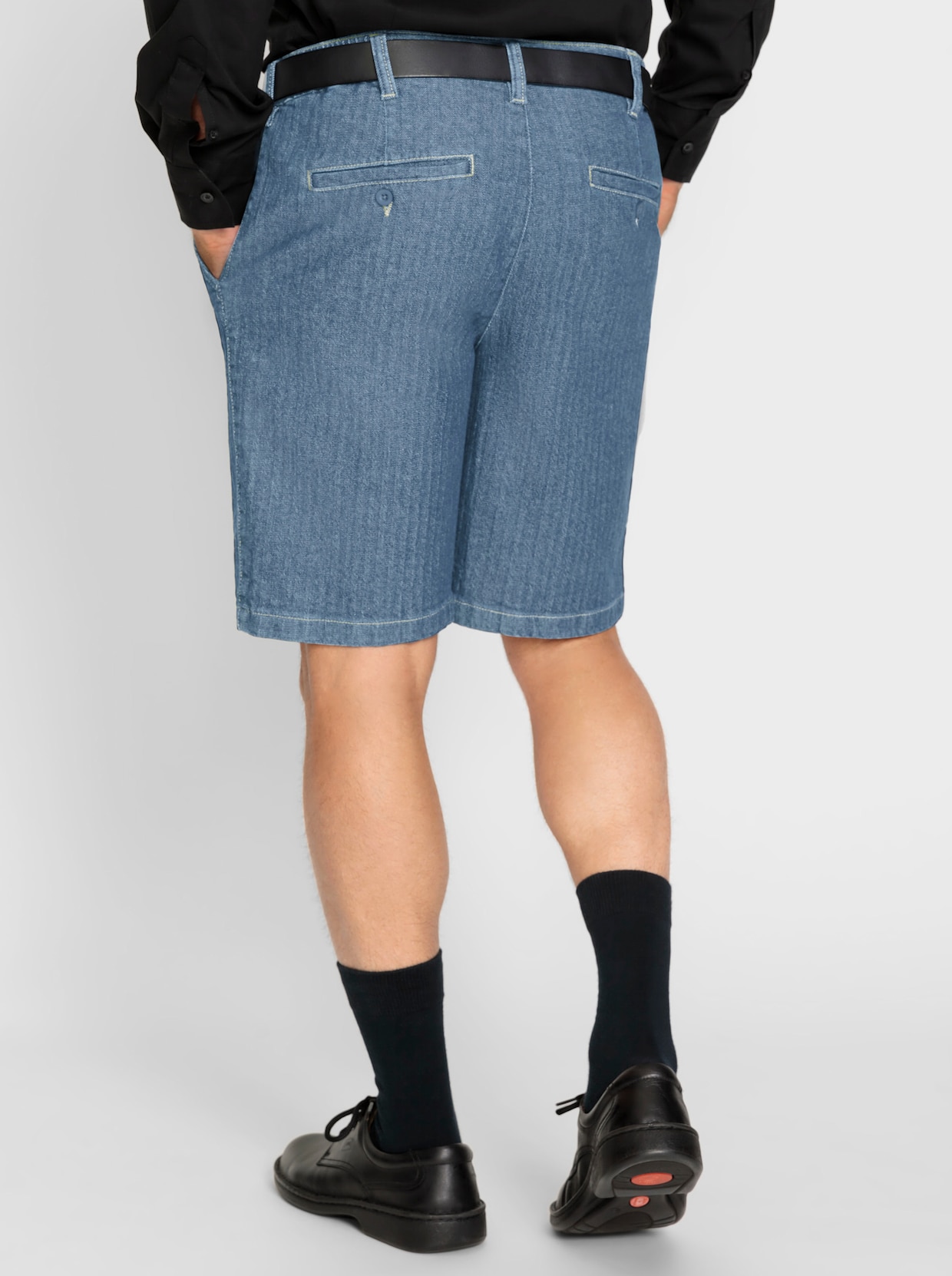 Jeansbermuda - blue-bleached