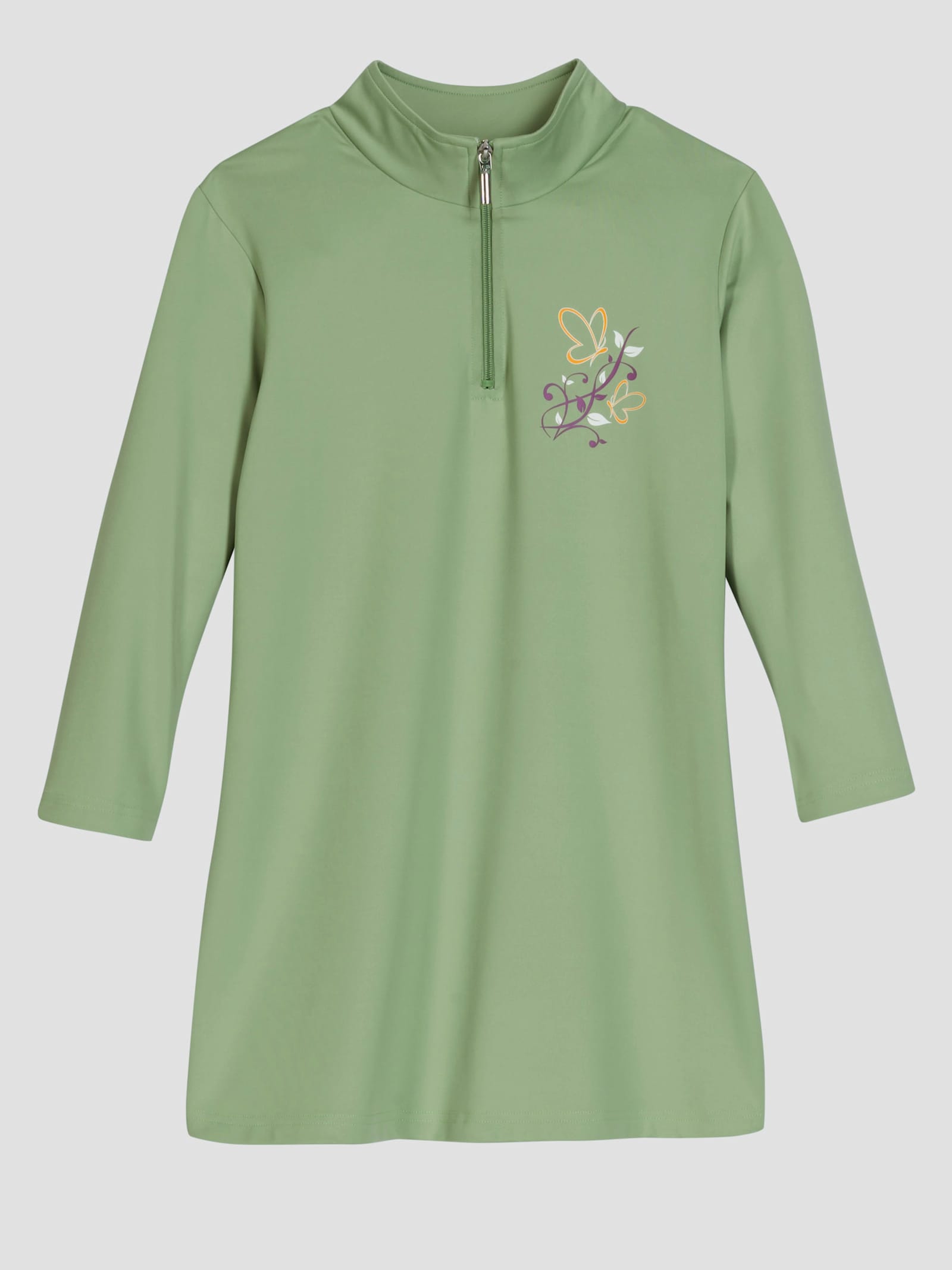 Freizeitshirt mit Druckmotiv - eucalyptus