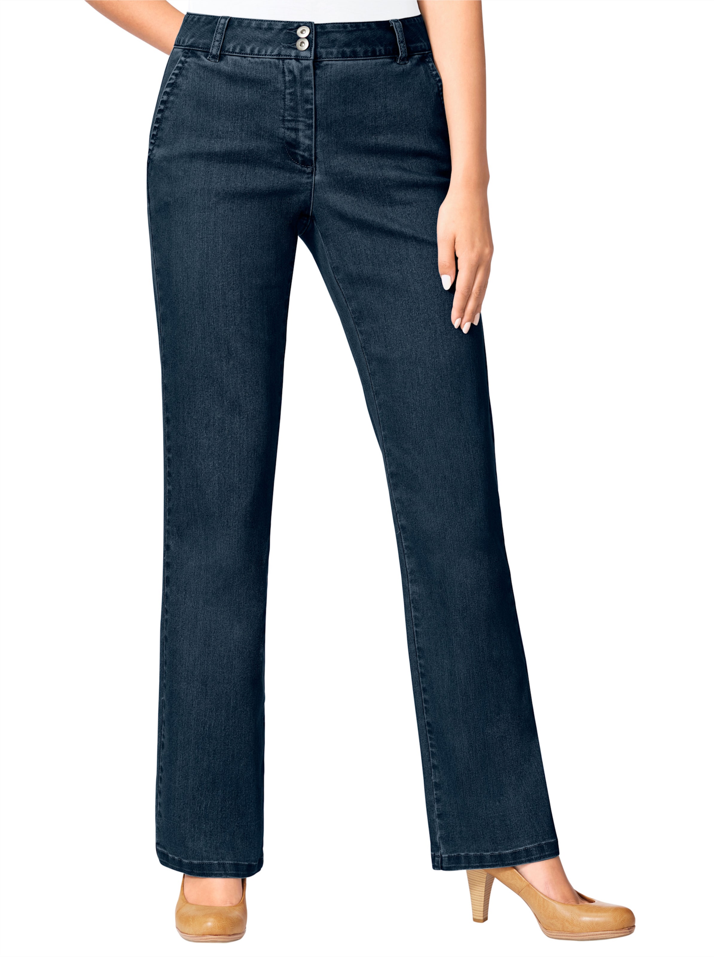 Witt Damen Stretch-Jeans, dark blue