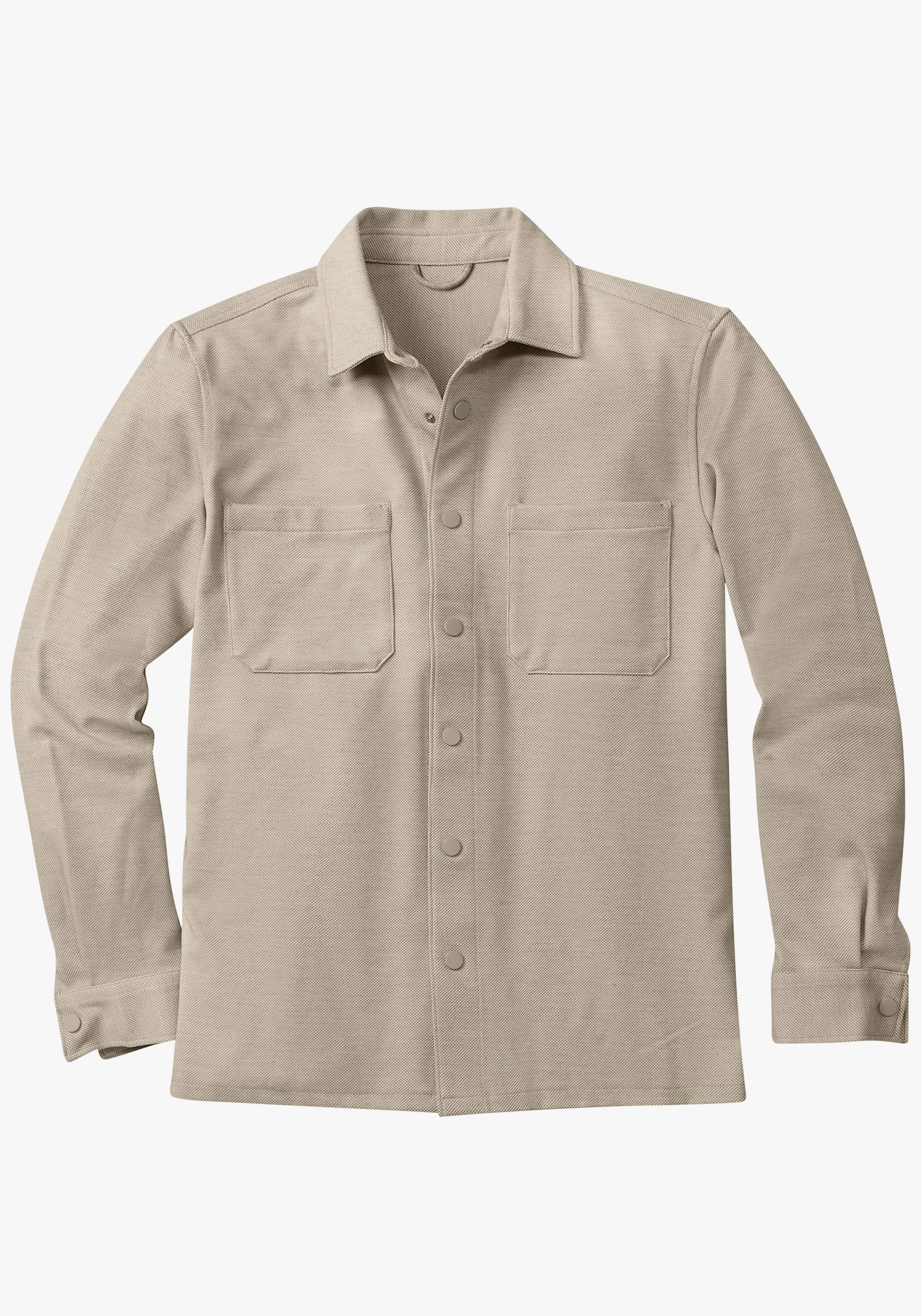 John Devin Hemdjacke - beige-meliert