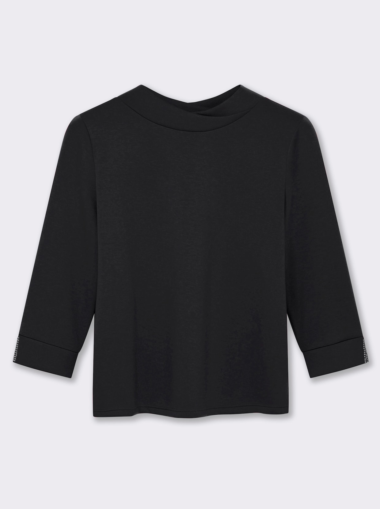 sheego Sweatshirt - schwarz