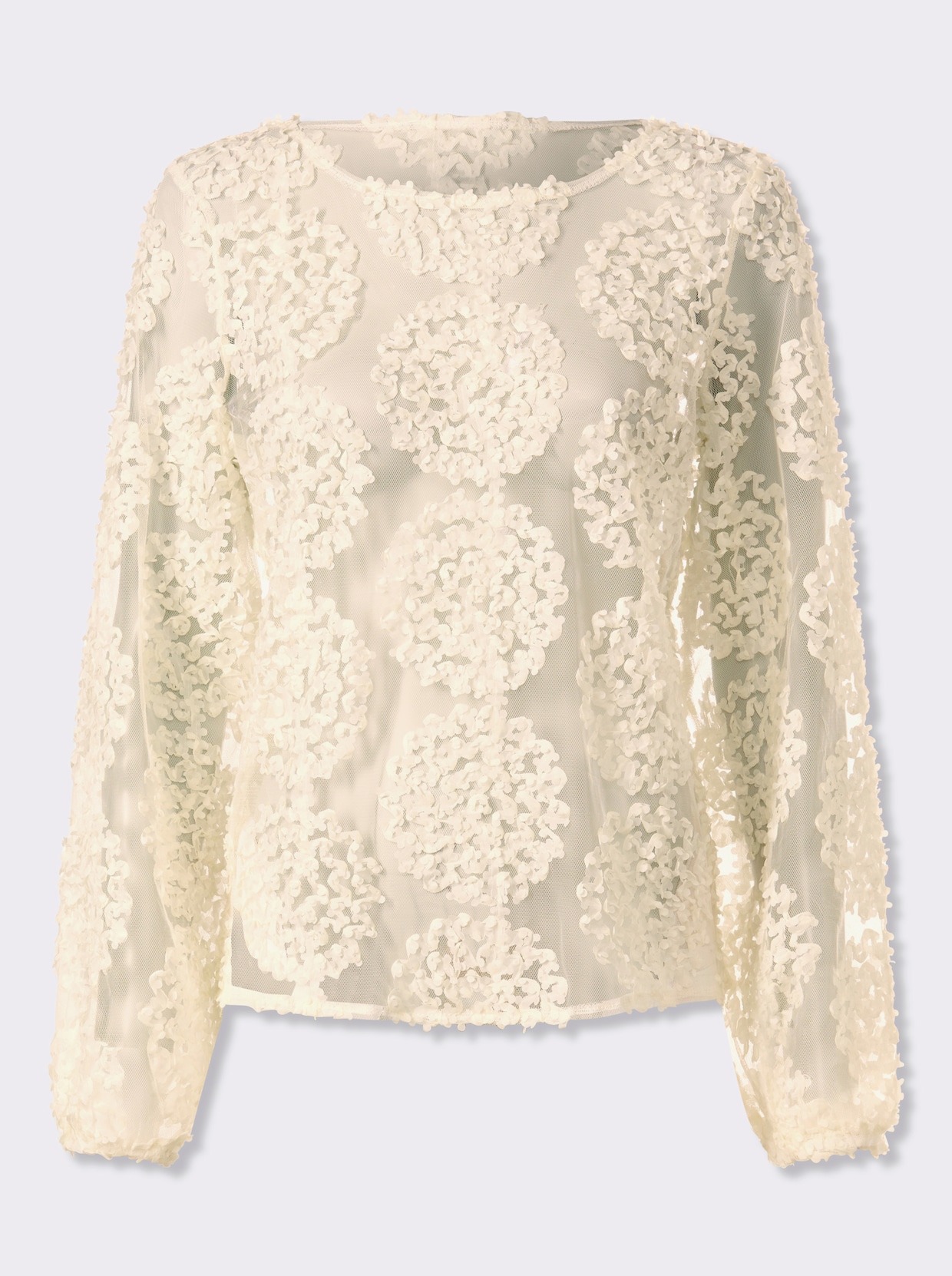 heine Spitzenshirt - ecru