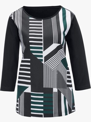 Shirt - schwarz-tanne