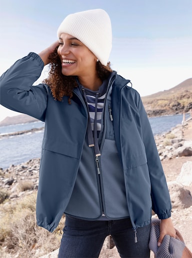 Outdoorjacke für die Übergangszeit - rauchblau