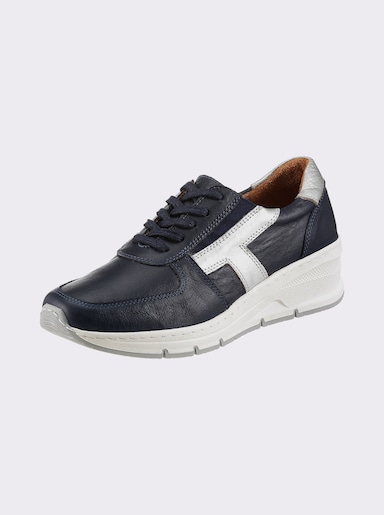 airsoft comfort+ Sneaker mit Stretch-Einsätzen - marine