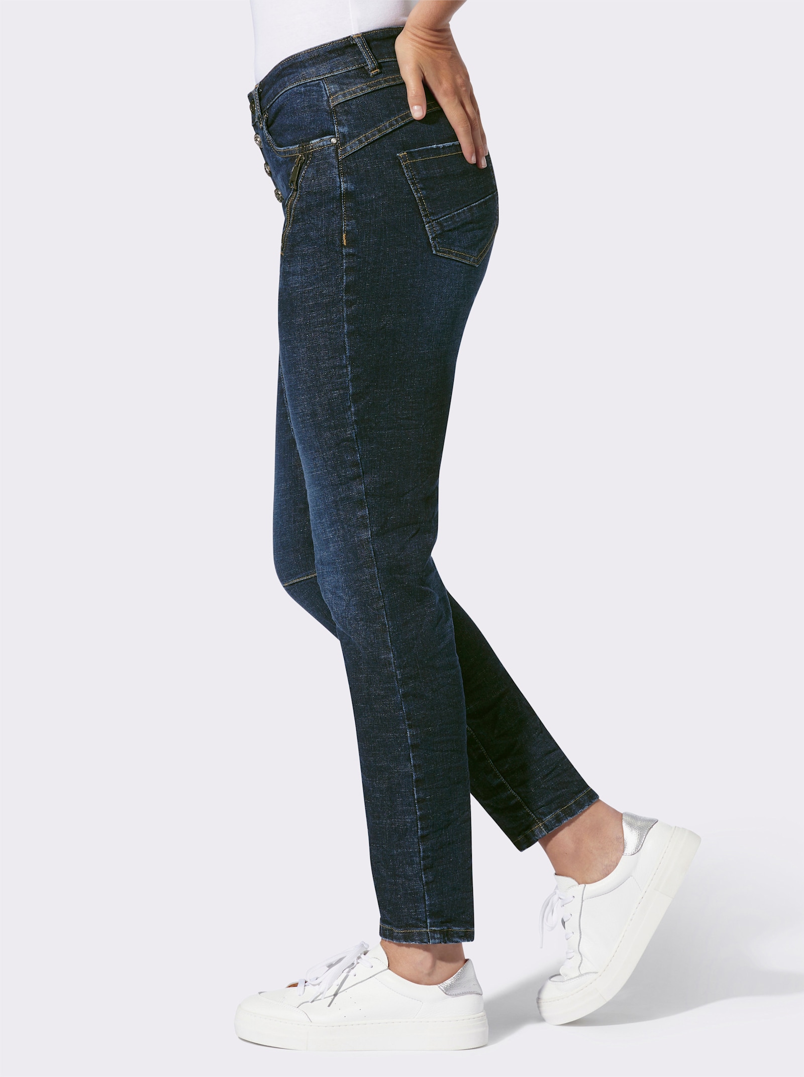 heine Jeans mit Teilungsnähten - dark blue
