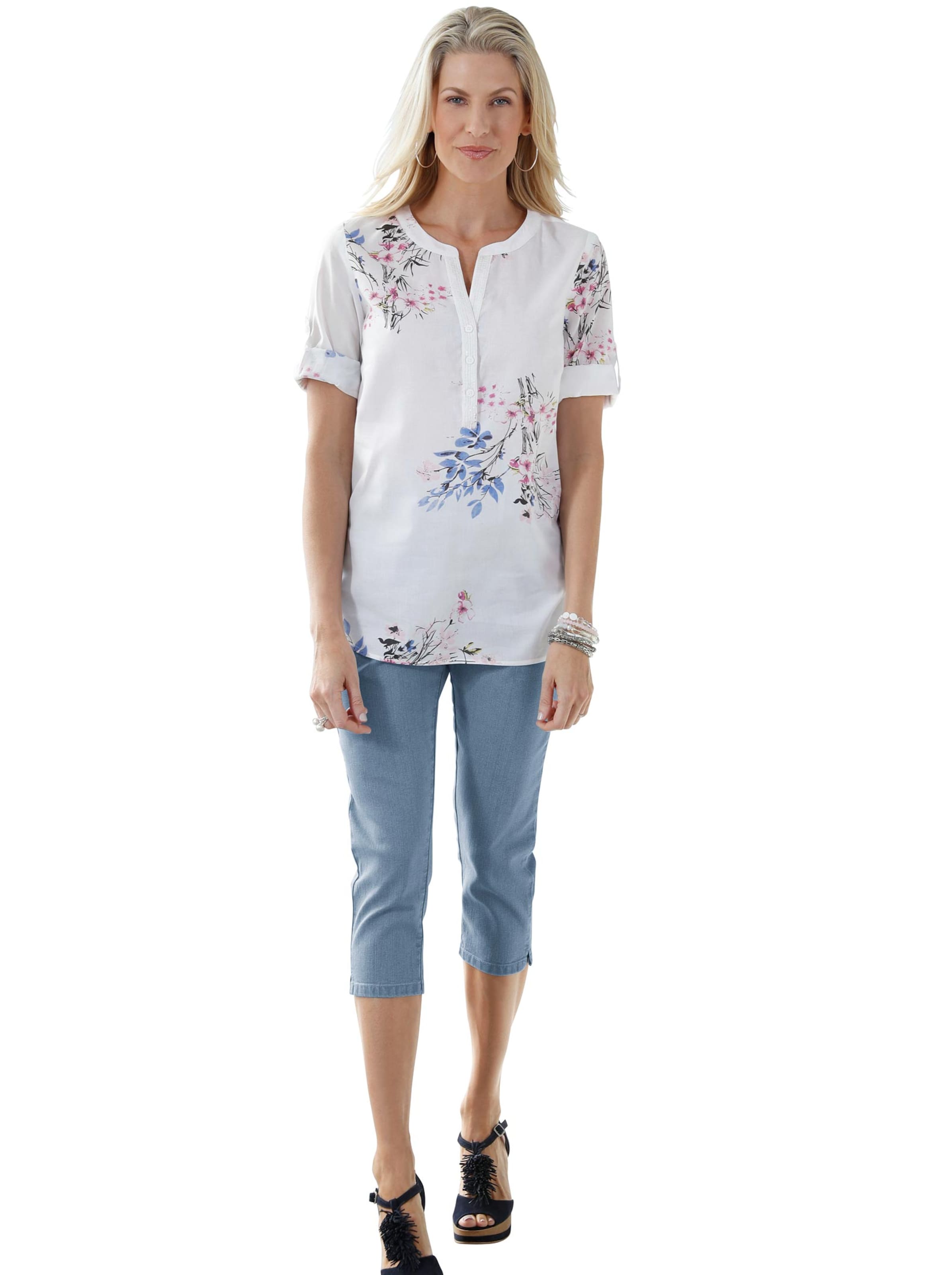 Bluse - weiß-bedruckt