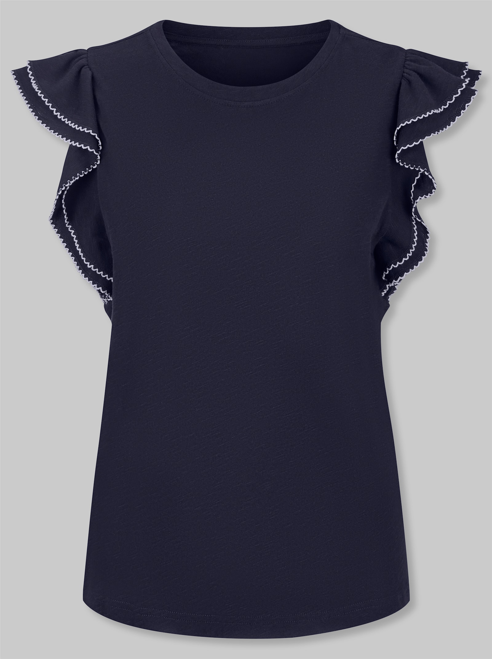 heine Shirt mit Flügelärmeln - marine
