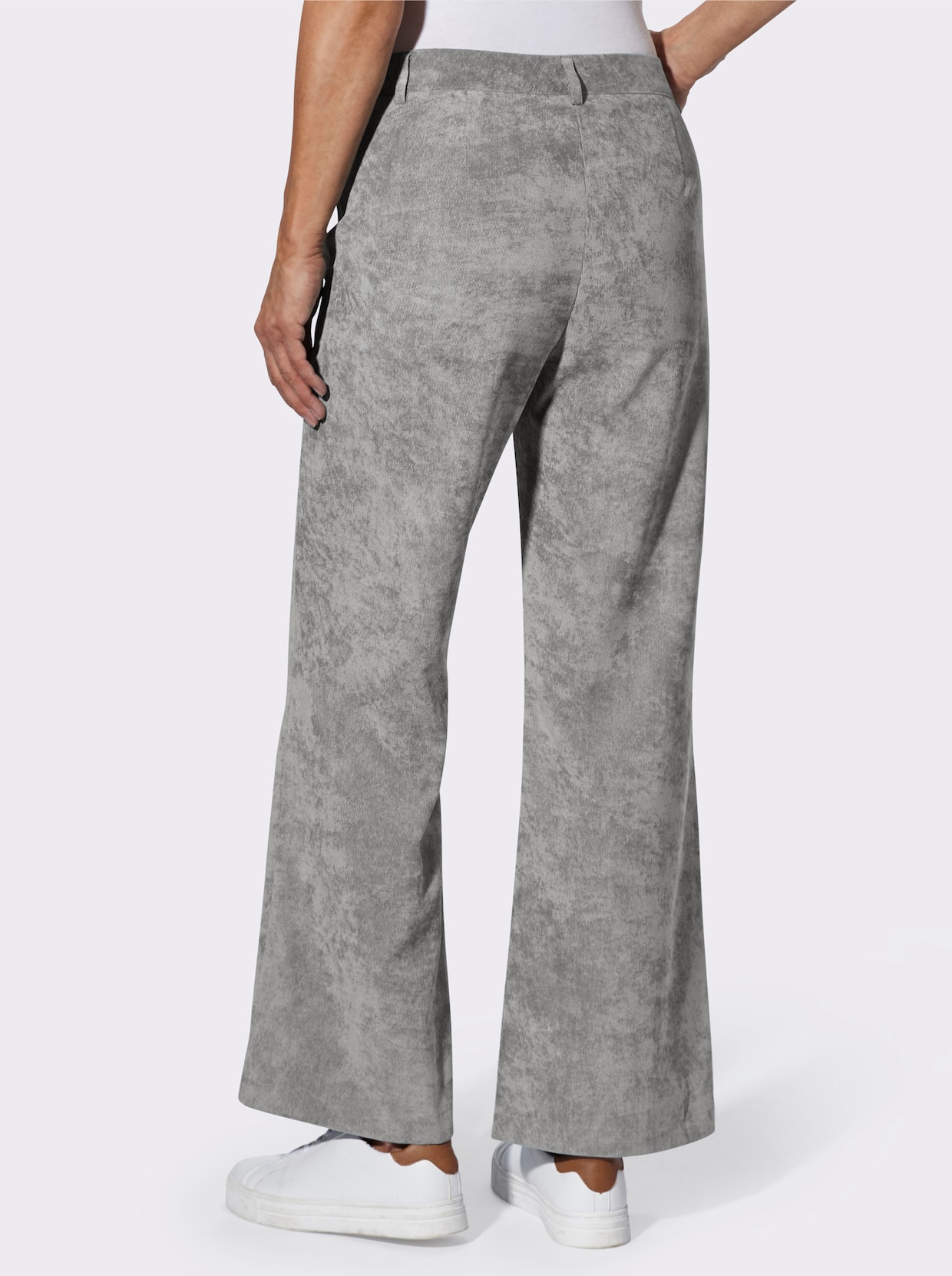Cordhose - grau