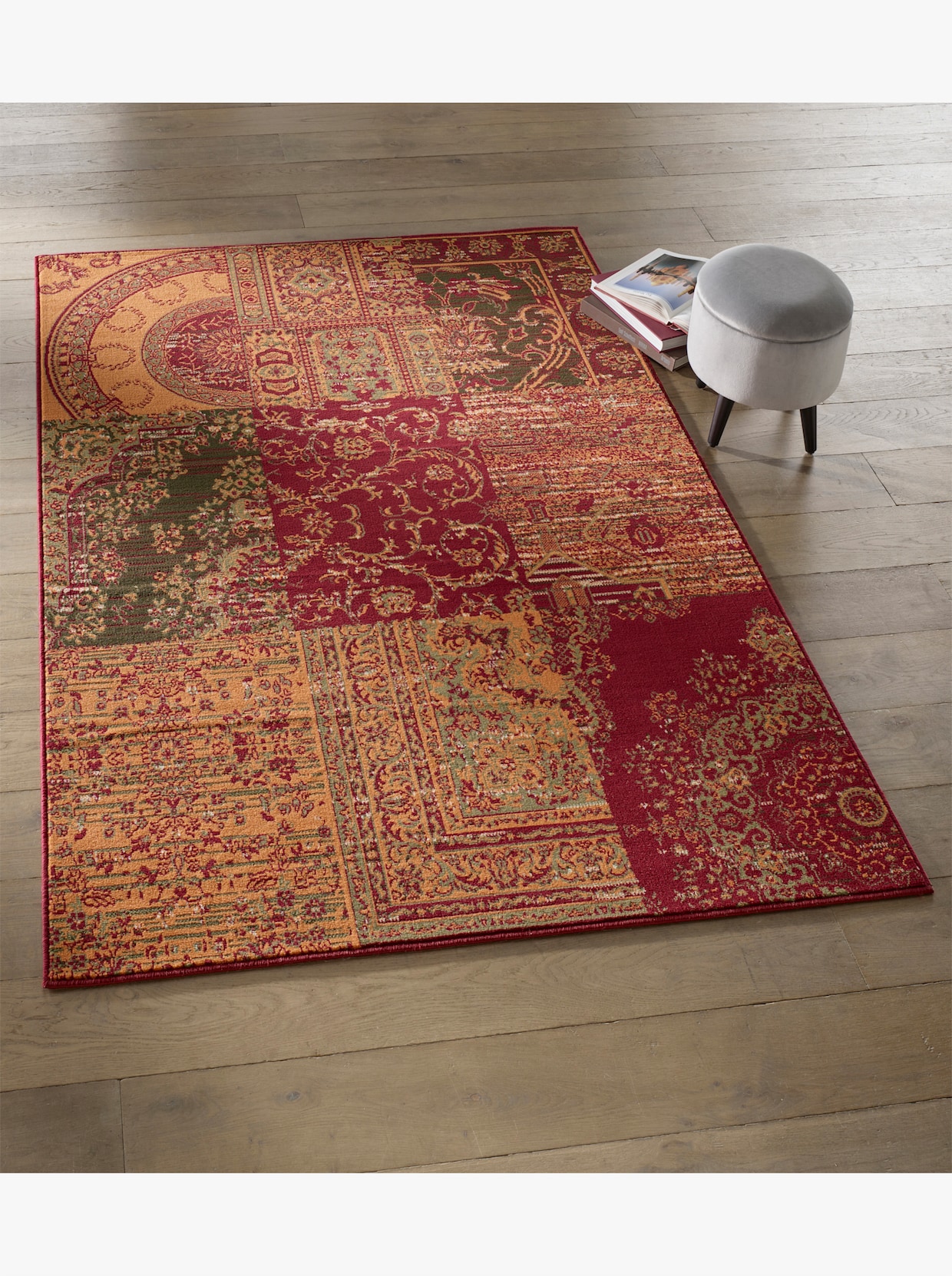 heine home Tapis tissé - rouge-terre cuite