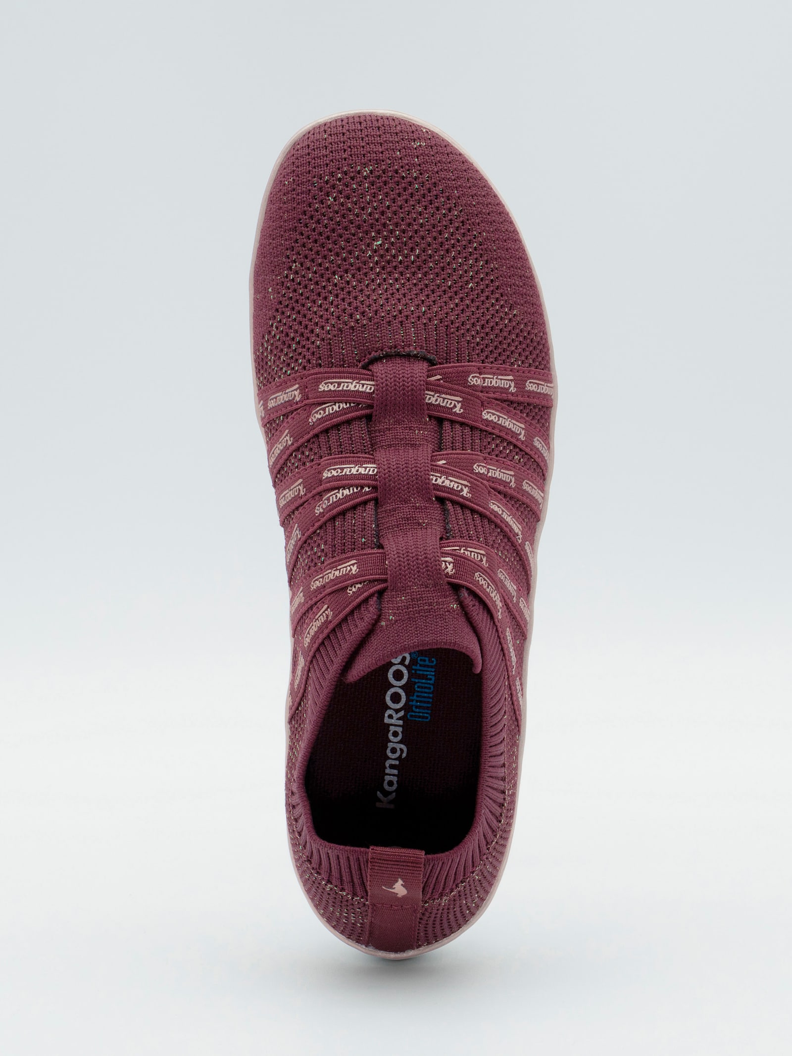 KangaROOS Slipper aus Textil-Material - burgund