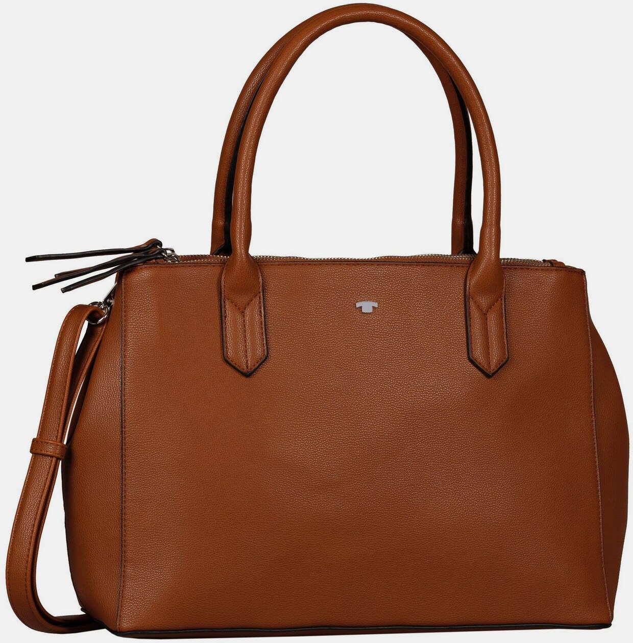 TOM TAILOR Tas met hengsel - cognac