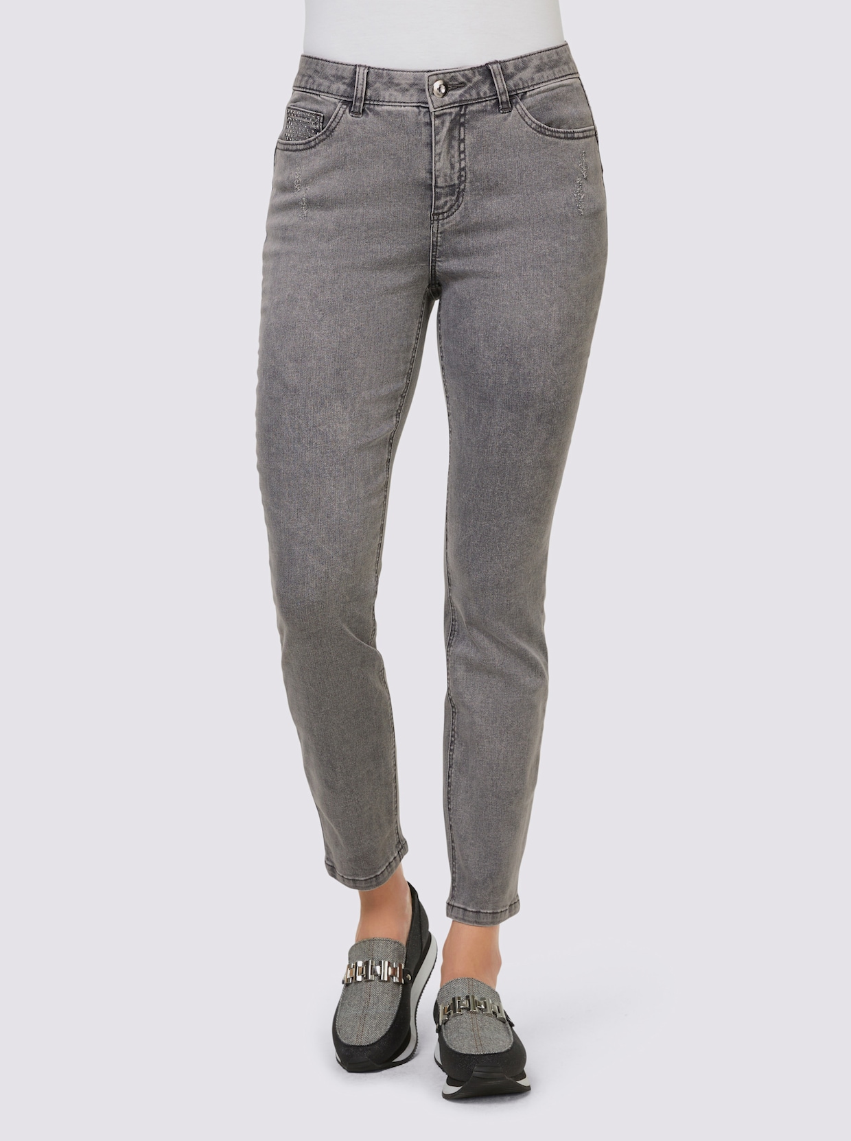 heine Push-up-Jeans - light grey-denim
