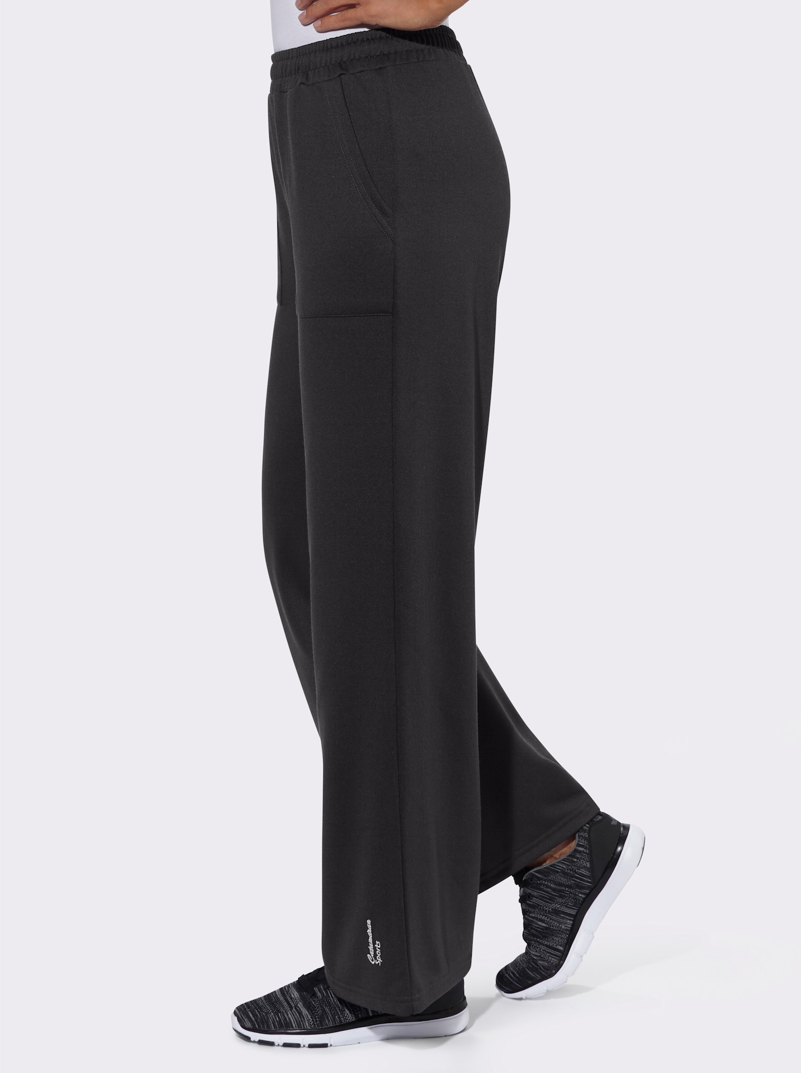 Catamaran Sports Freizeithose mit extra weiten Beinen - schwarz