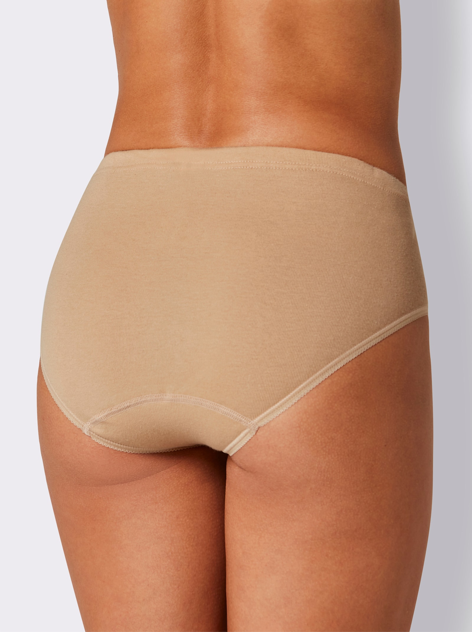 Speidel Taillenslip mit Doppelzwickel - 1x beige, 2x champagner, 2x schwarz