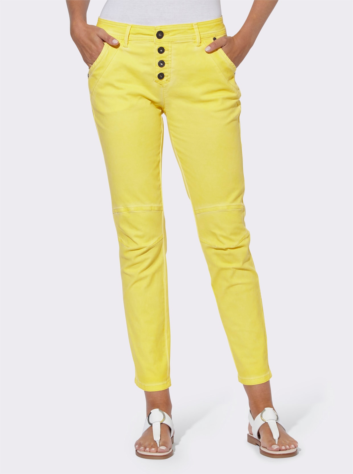 heine 5-Pocket-Jeans - limone