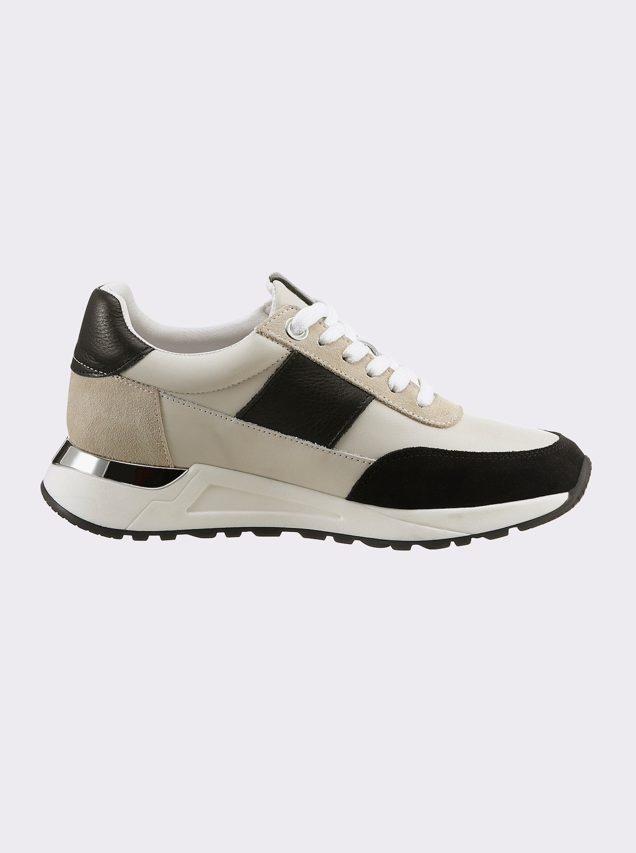 heine Sneaker - beige/zwart