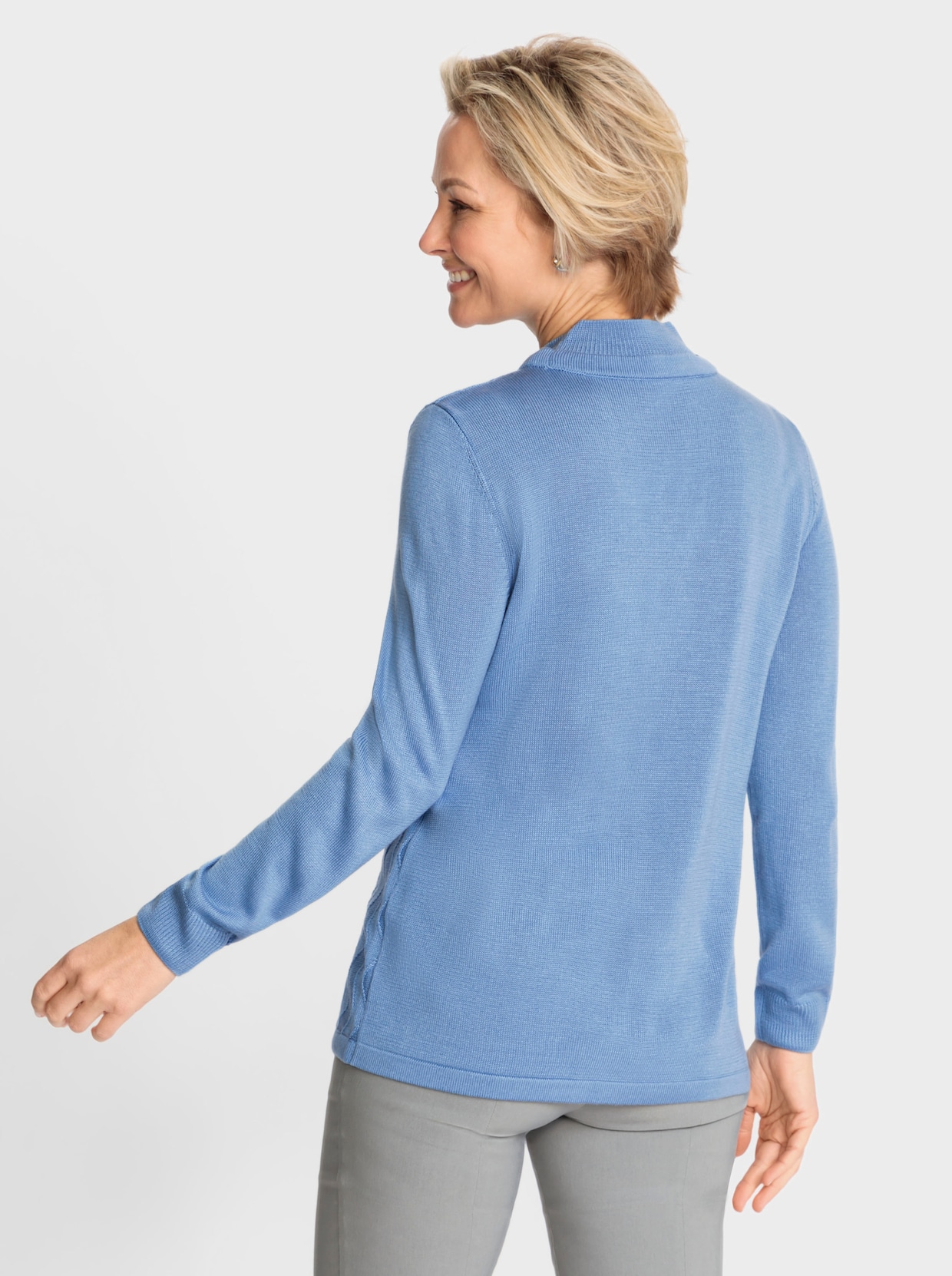 2-in-1-pullover - hemelsblauw