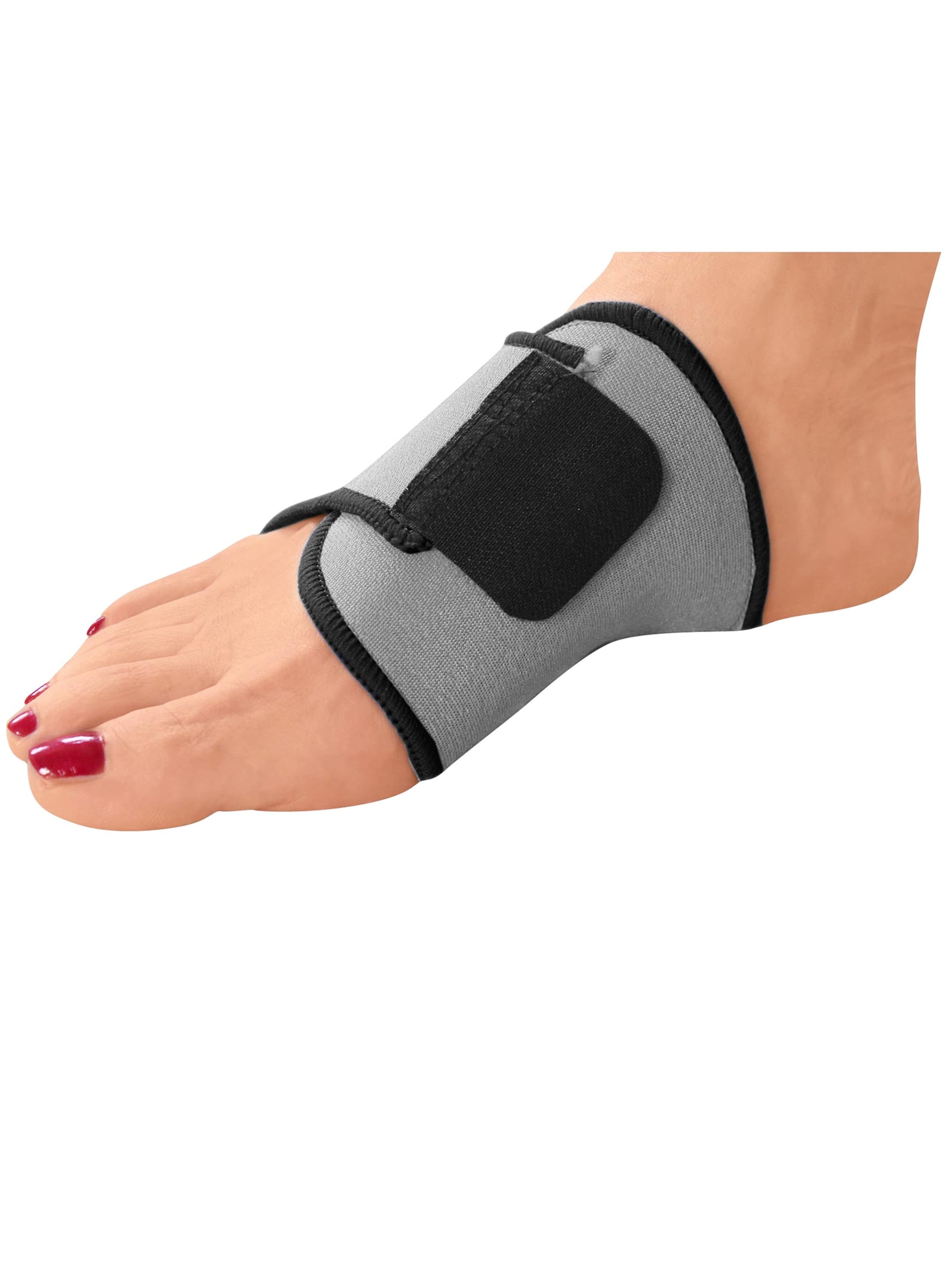 Fußgewölbe-Stützen - grau-schwarz