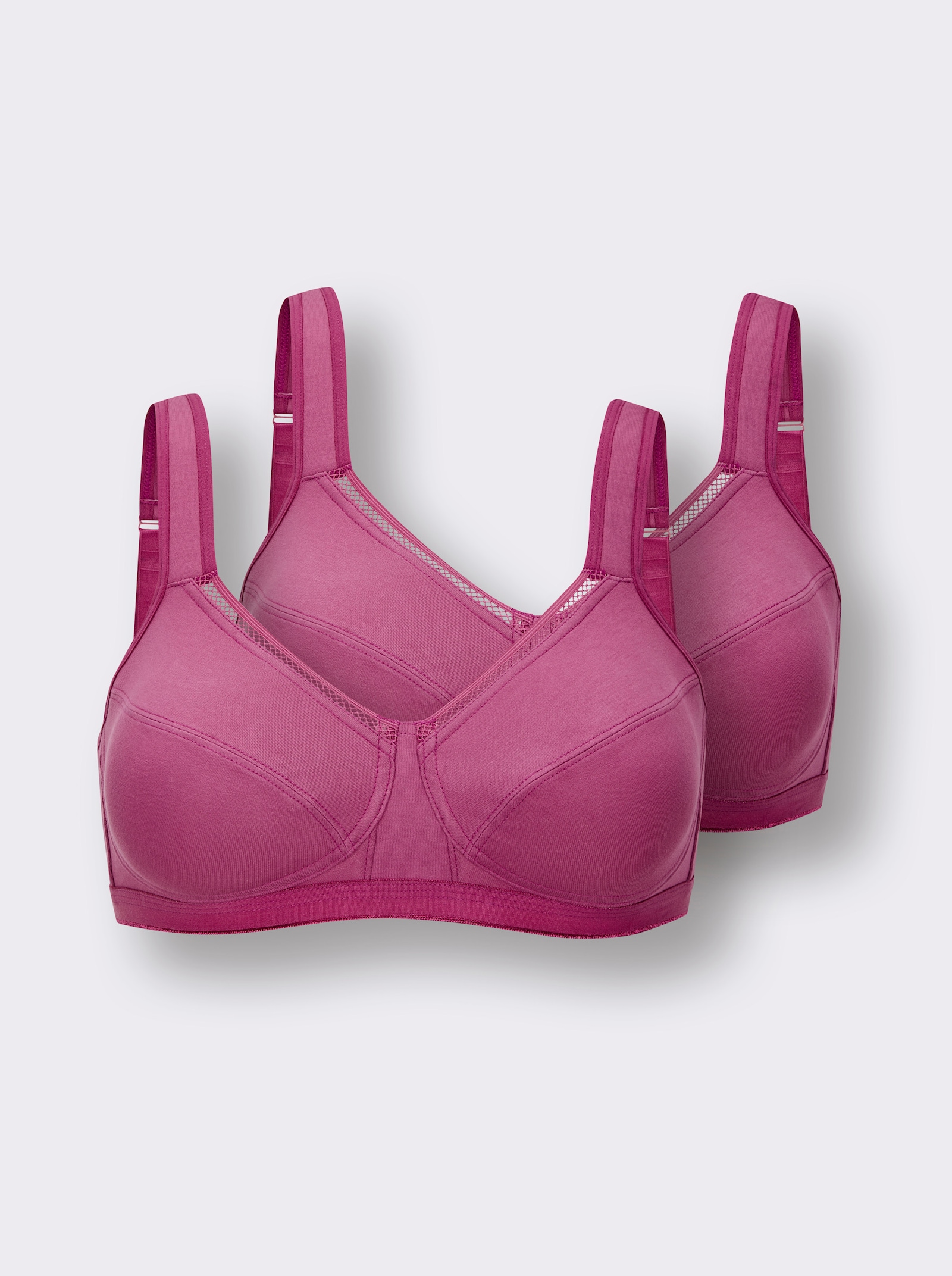 wäschepur Komfort-BH ohne Bügel mit breiten Trägern - erika