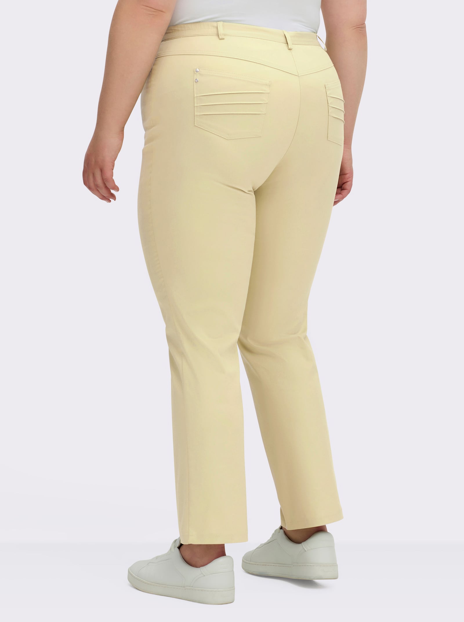 Cosma Funktionshose schmutzabweisend und knitterarm - hellgelb