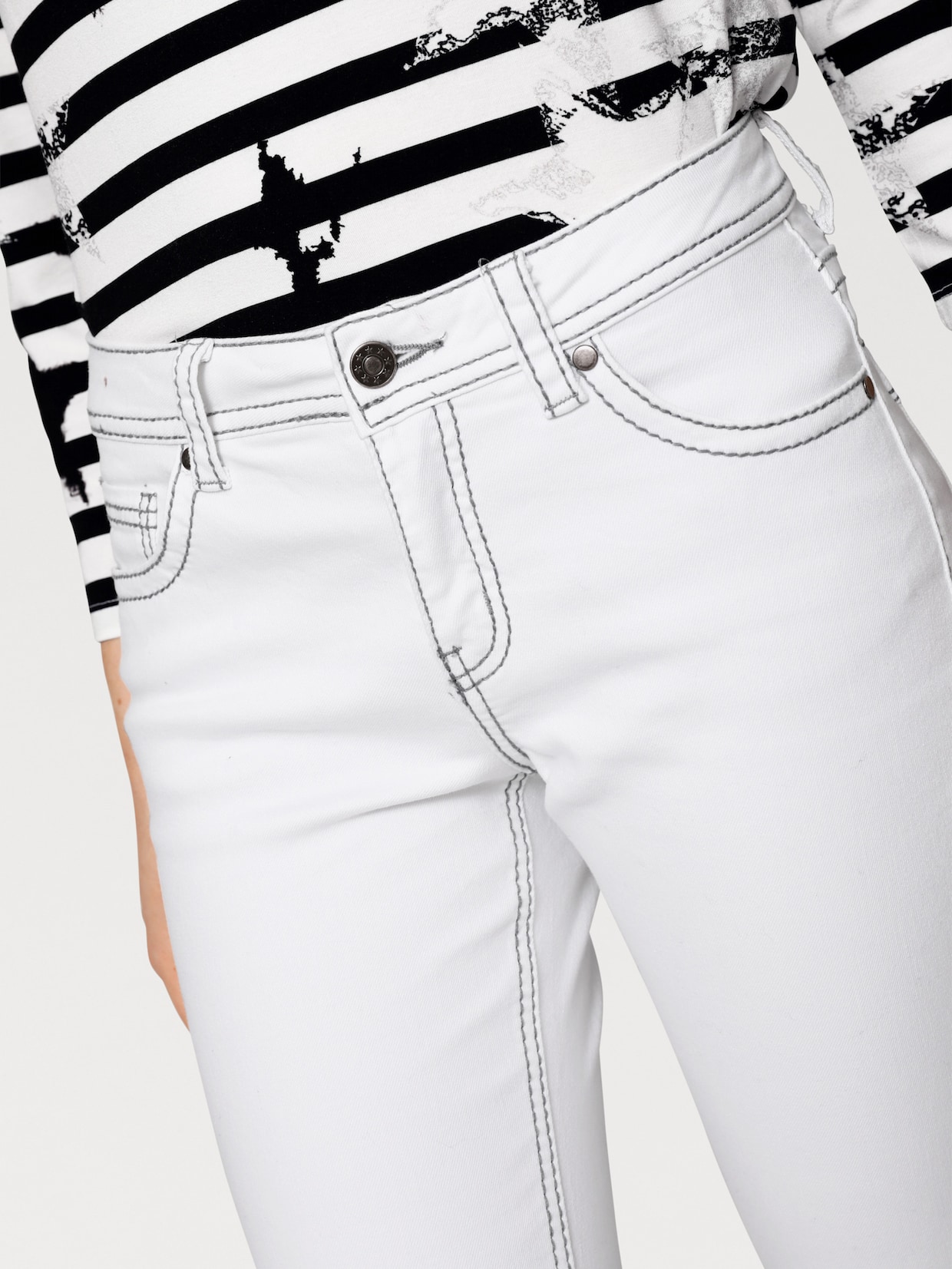 heine Capri-jeans - wit