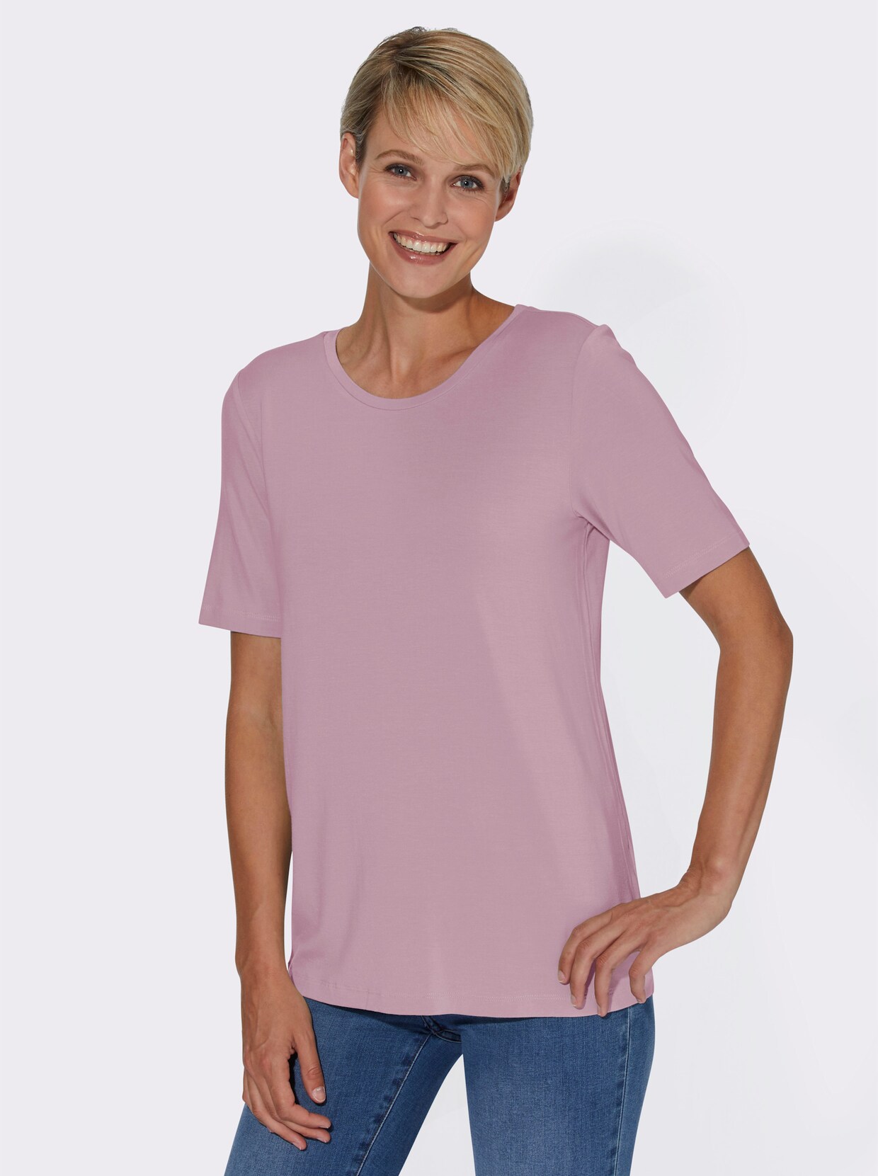 Tričko s krátkým rukávem - růžová