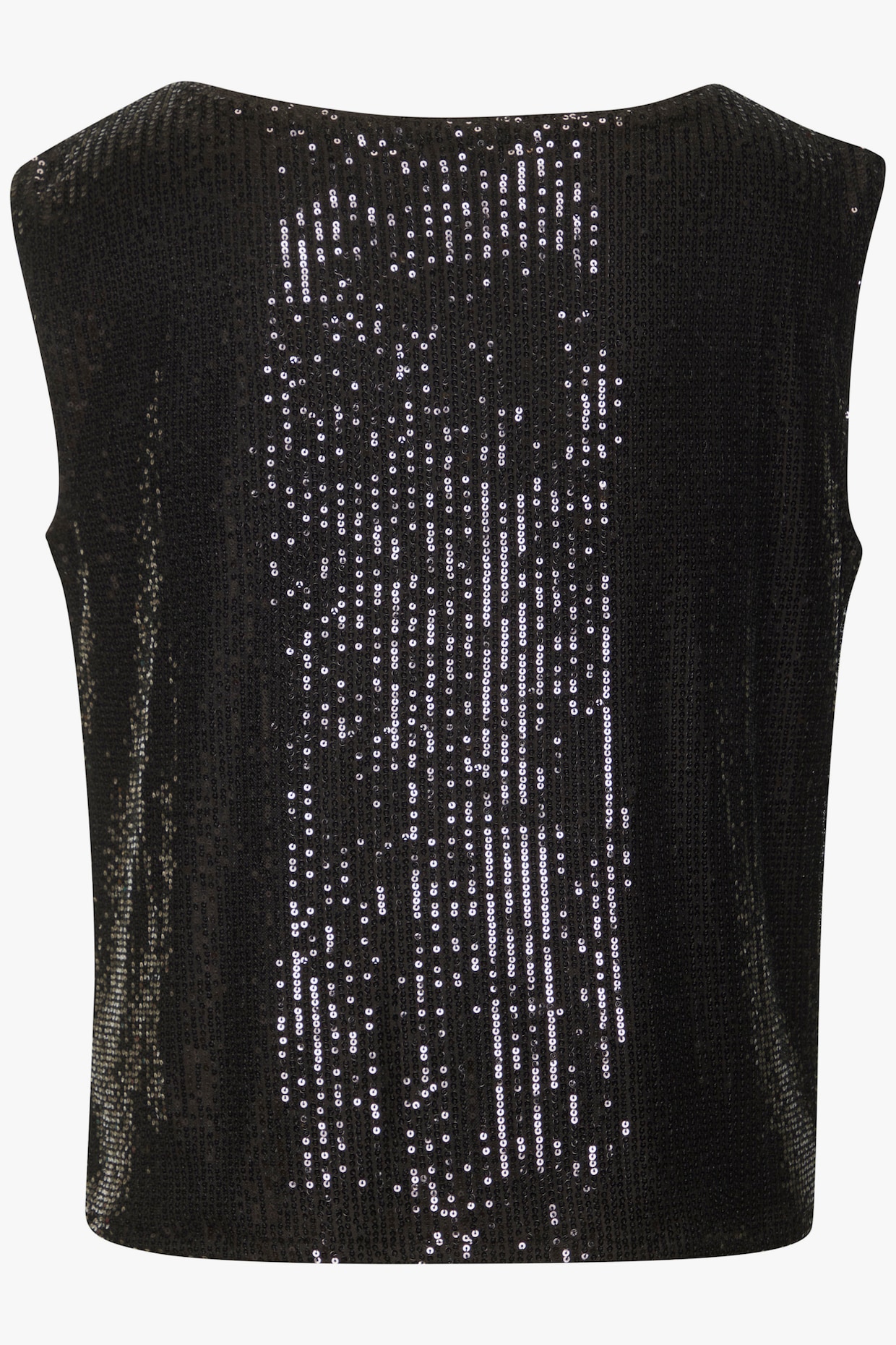 LASCANA Paillettenshirt - schwarz