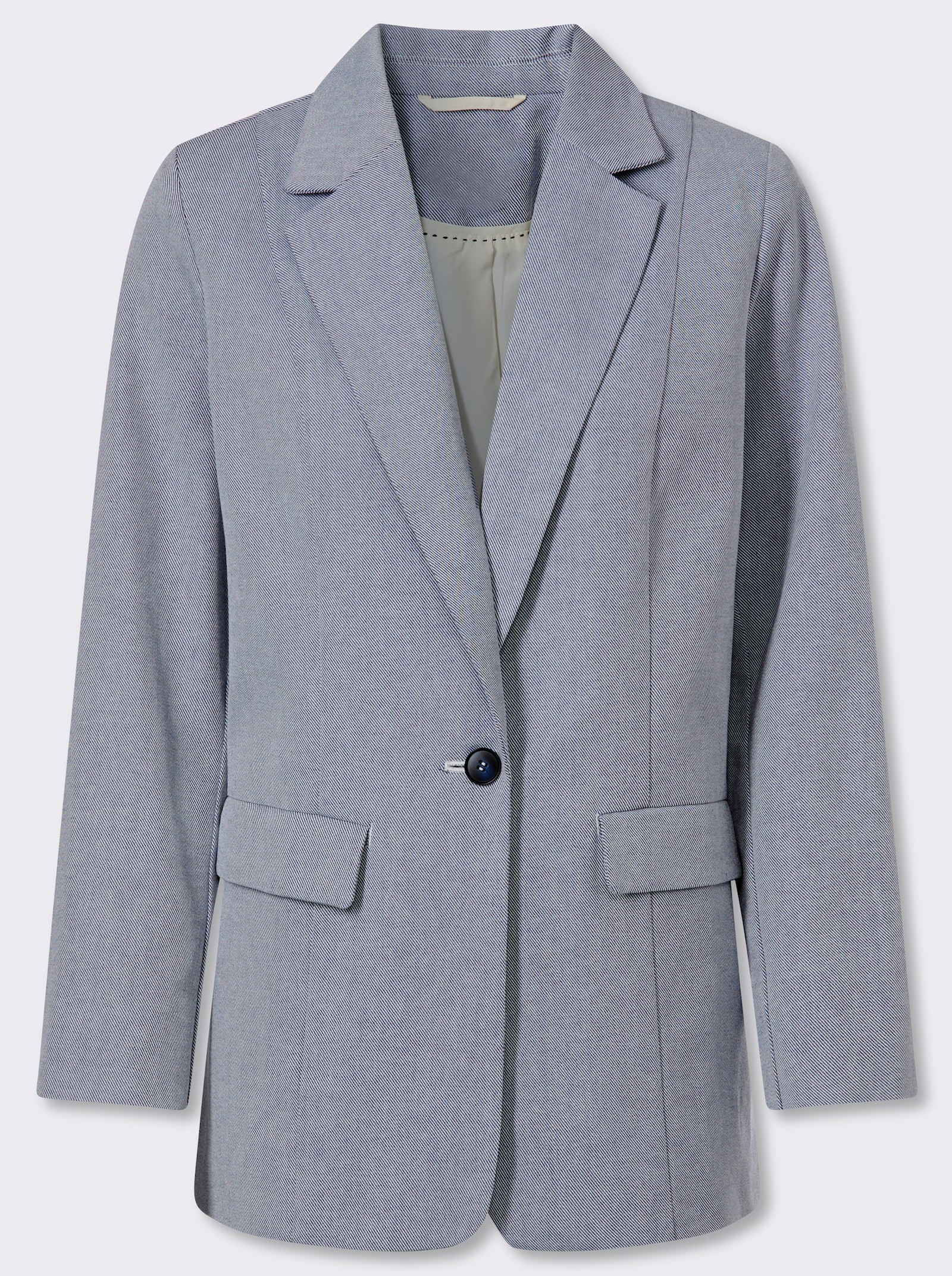 heine Blazer mit Reverskragen - rauchblau
