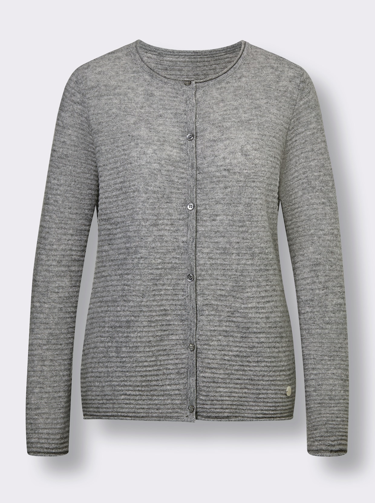 CREATION L PREMIUM Veste en cachemire - gris