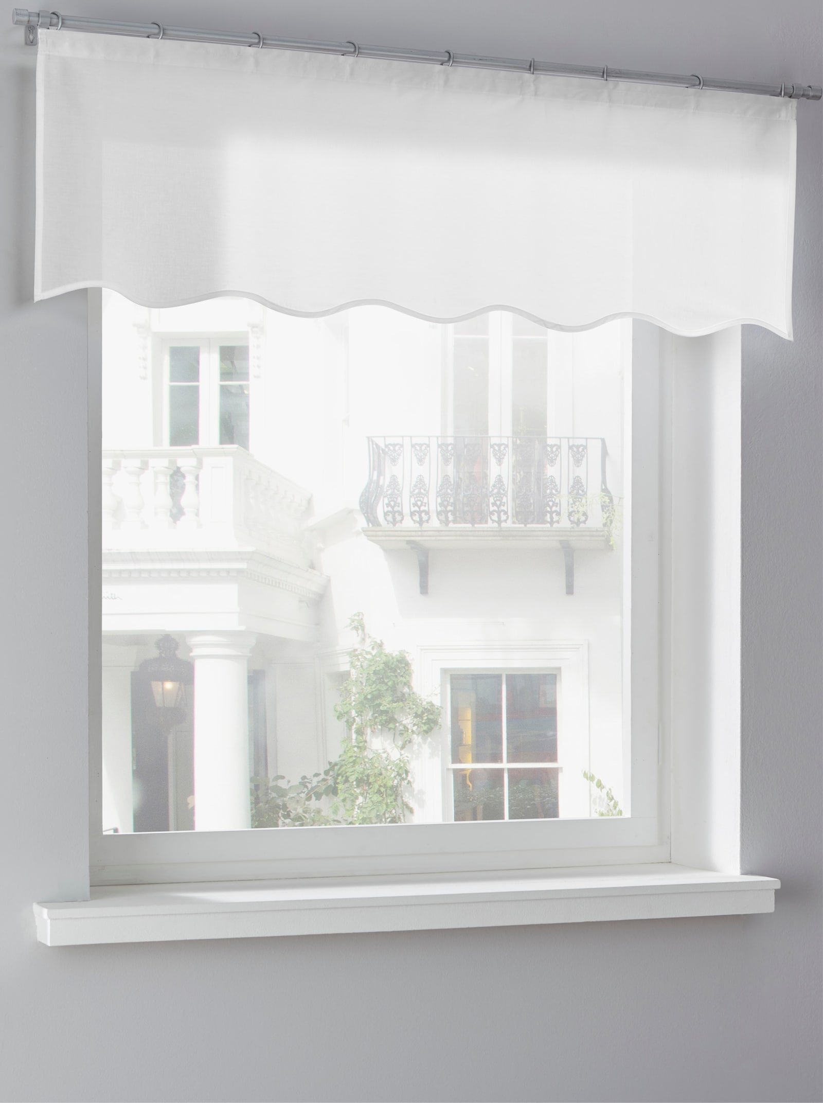 heine home Querbehang - weiß