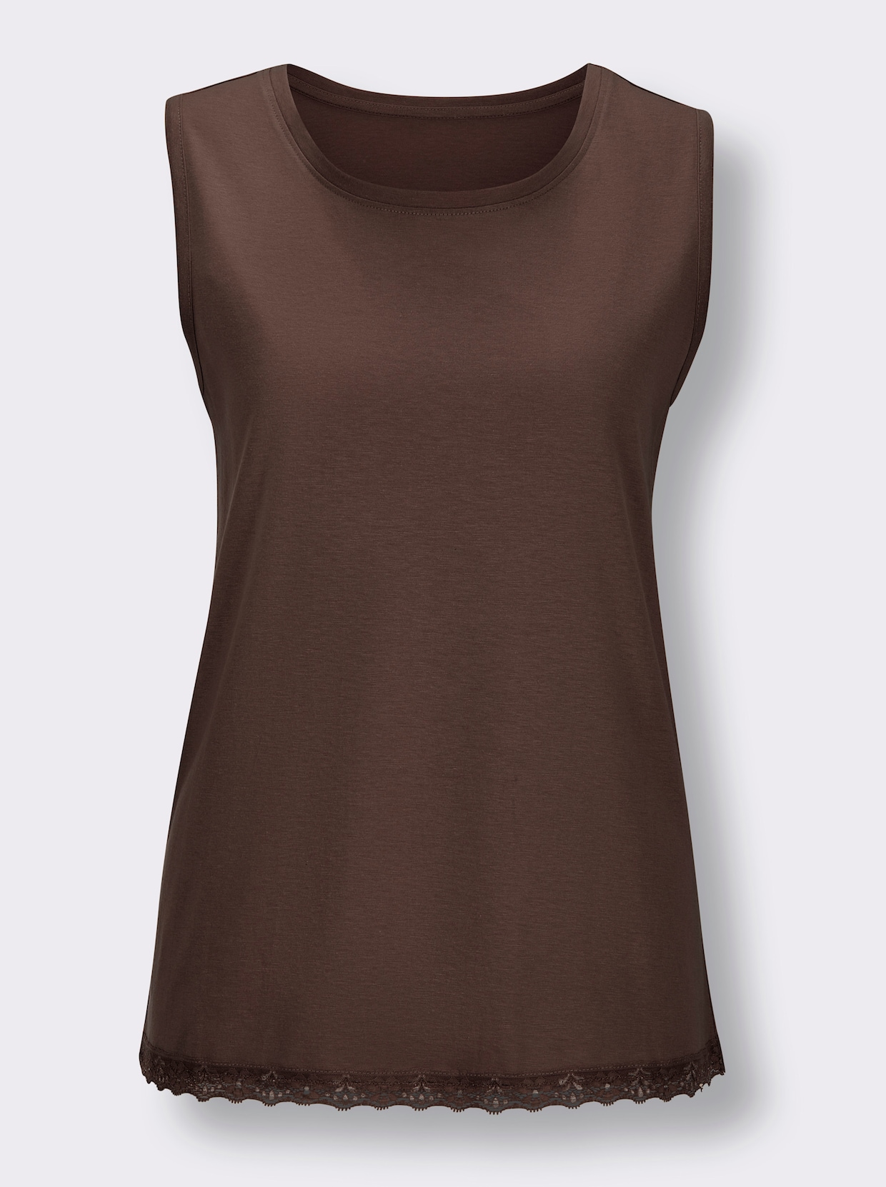 wäschepur Schlafanzug-Shirt - schoko