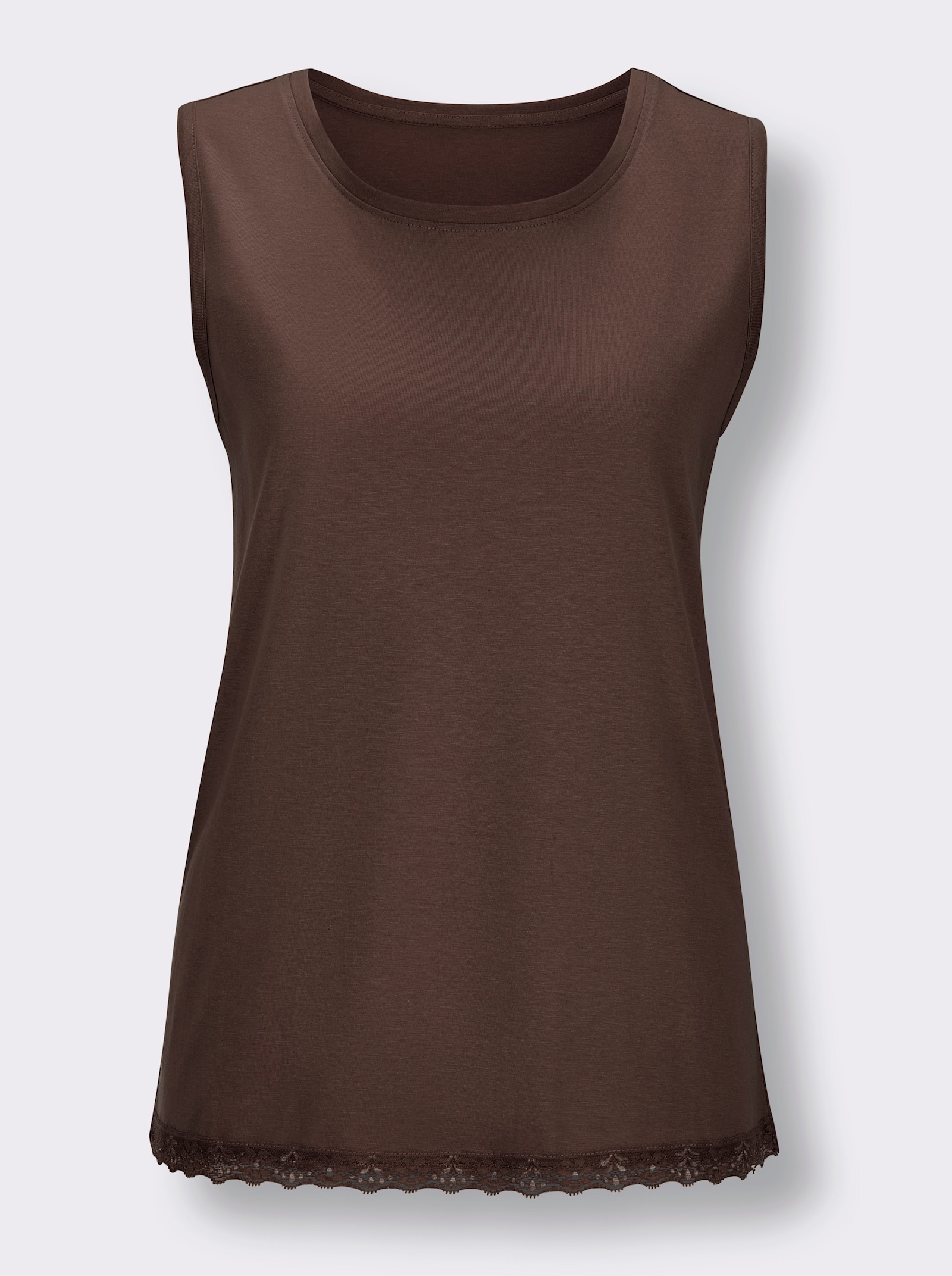 wäschepur Pyjama-Shirt - chocolade