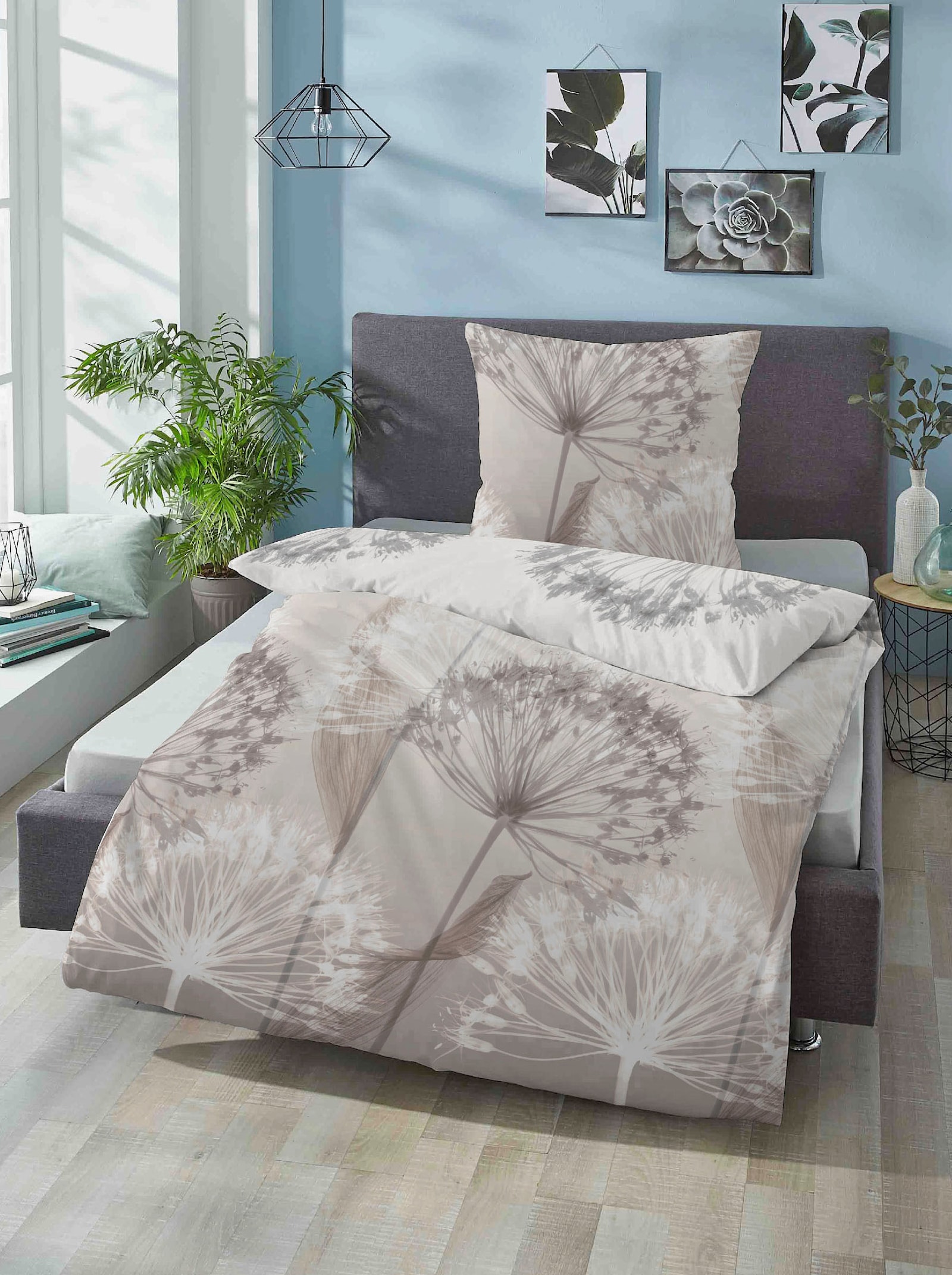 Biberna Bettwäsche - taupe