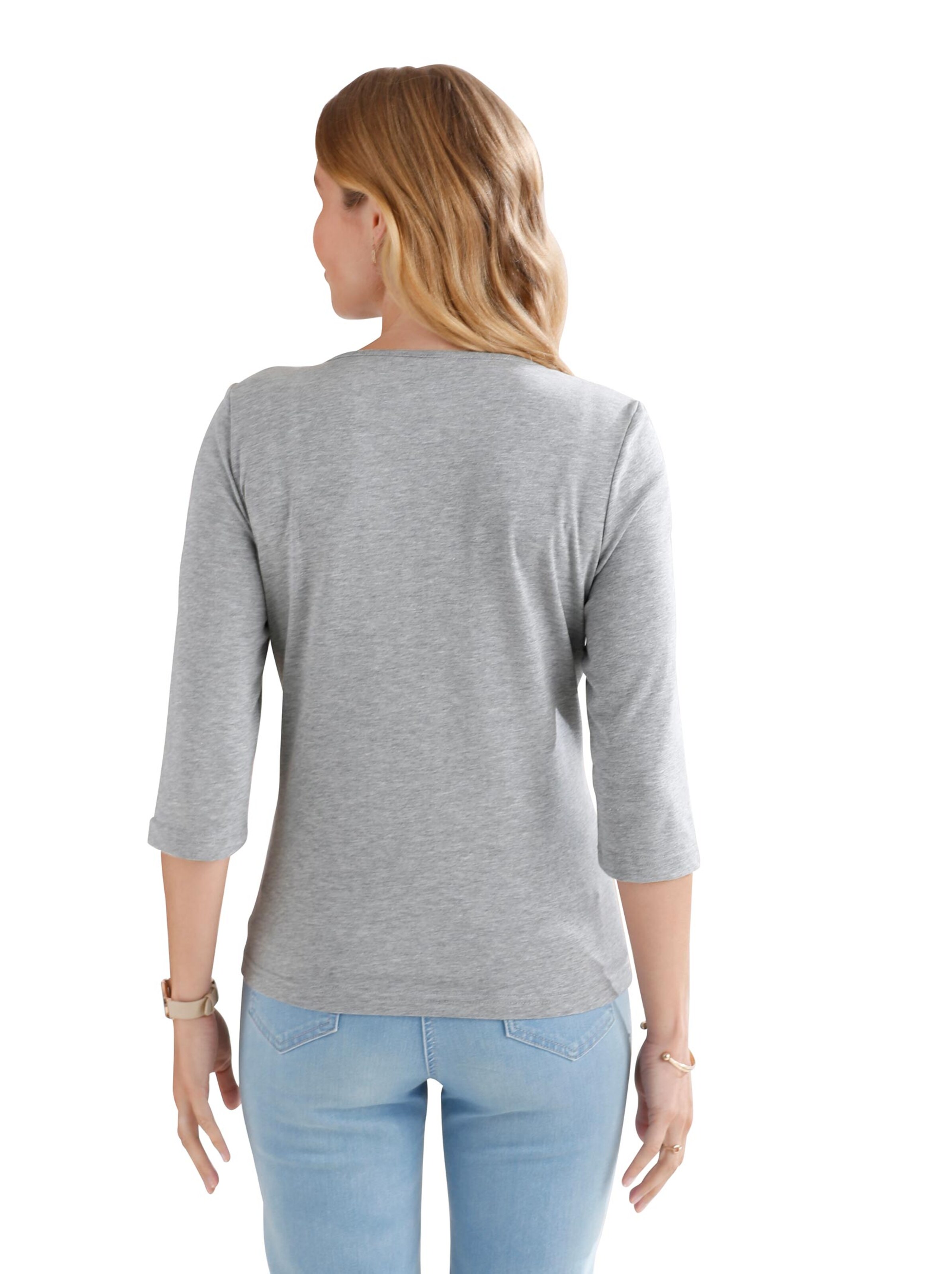 Shirt - grau-meliert