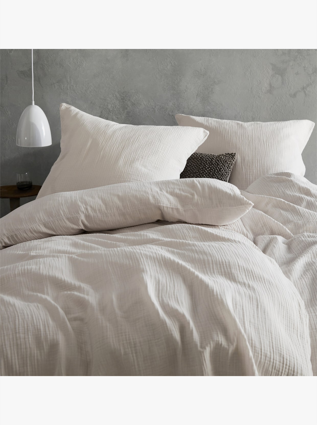Biberna Linge de lit - blanc cassé