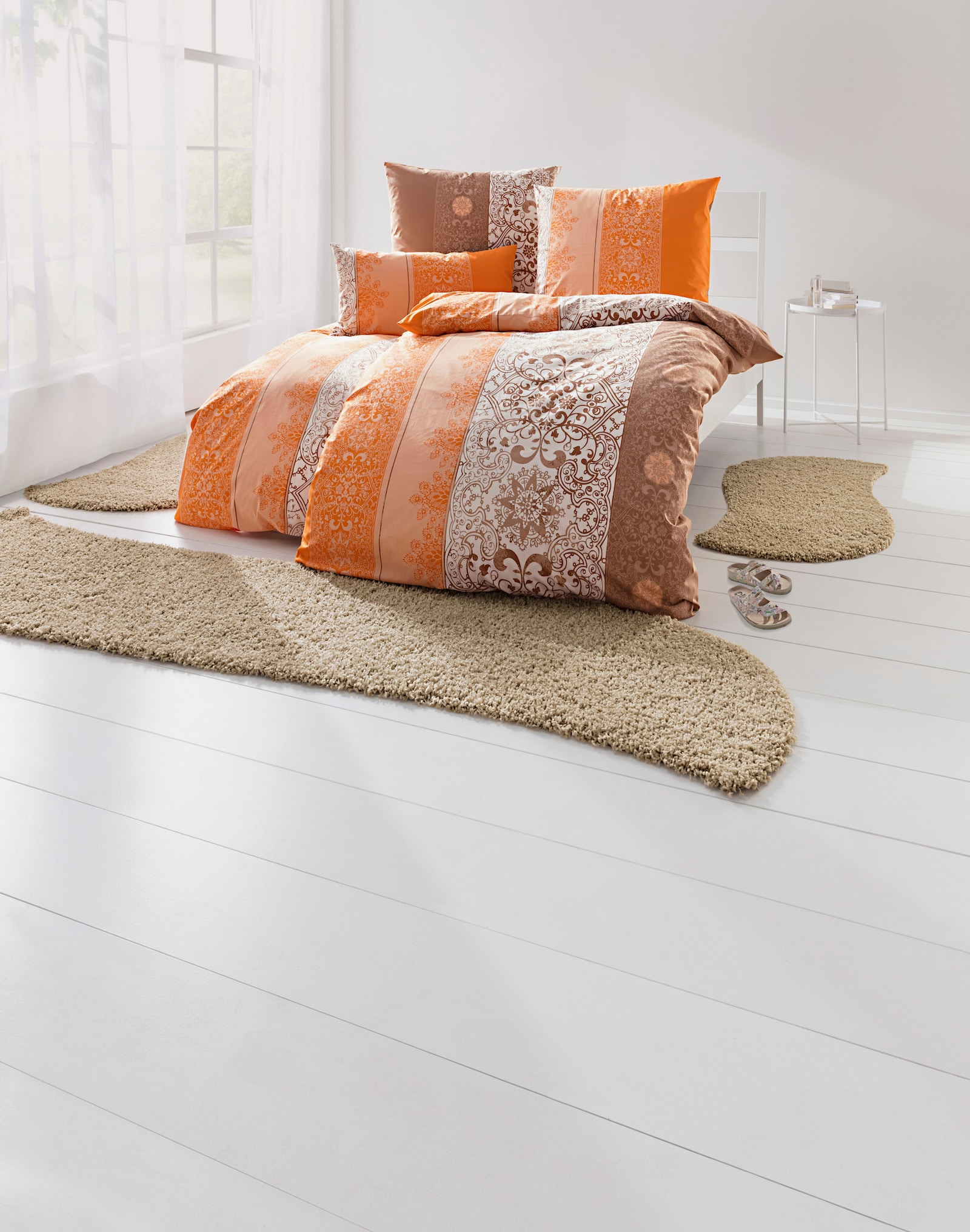 heine home Bettwäsche - terracotta-braun