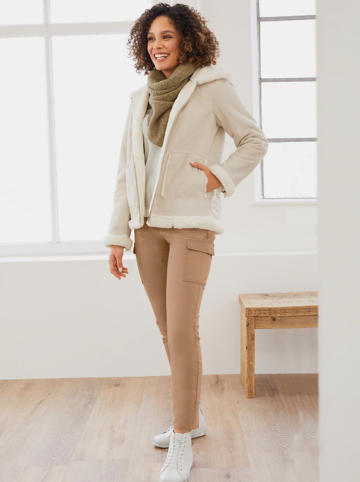 Linea Tesini Outdoorjacke - sand