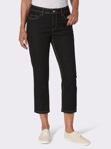 7/8-Jeans in 5-Pocket-Form - black denim