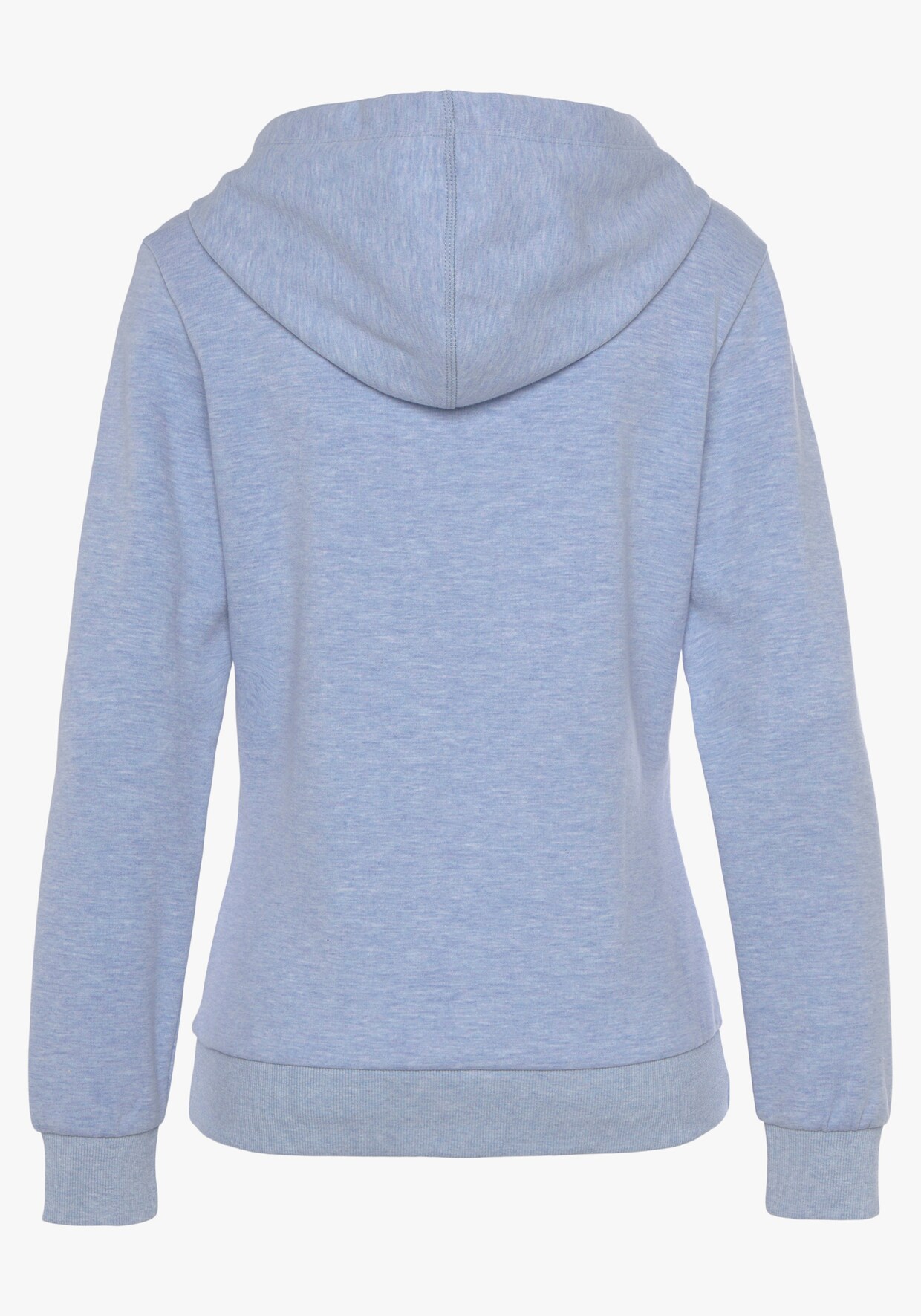 Sweatshirt met capuchon - lichtblauw gemêleerd