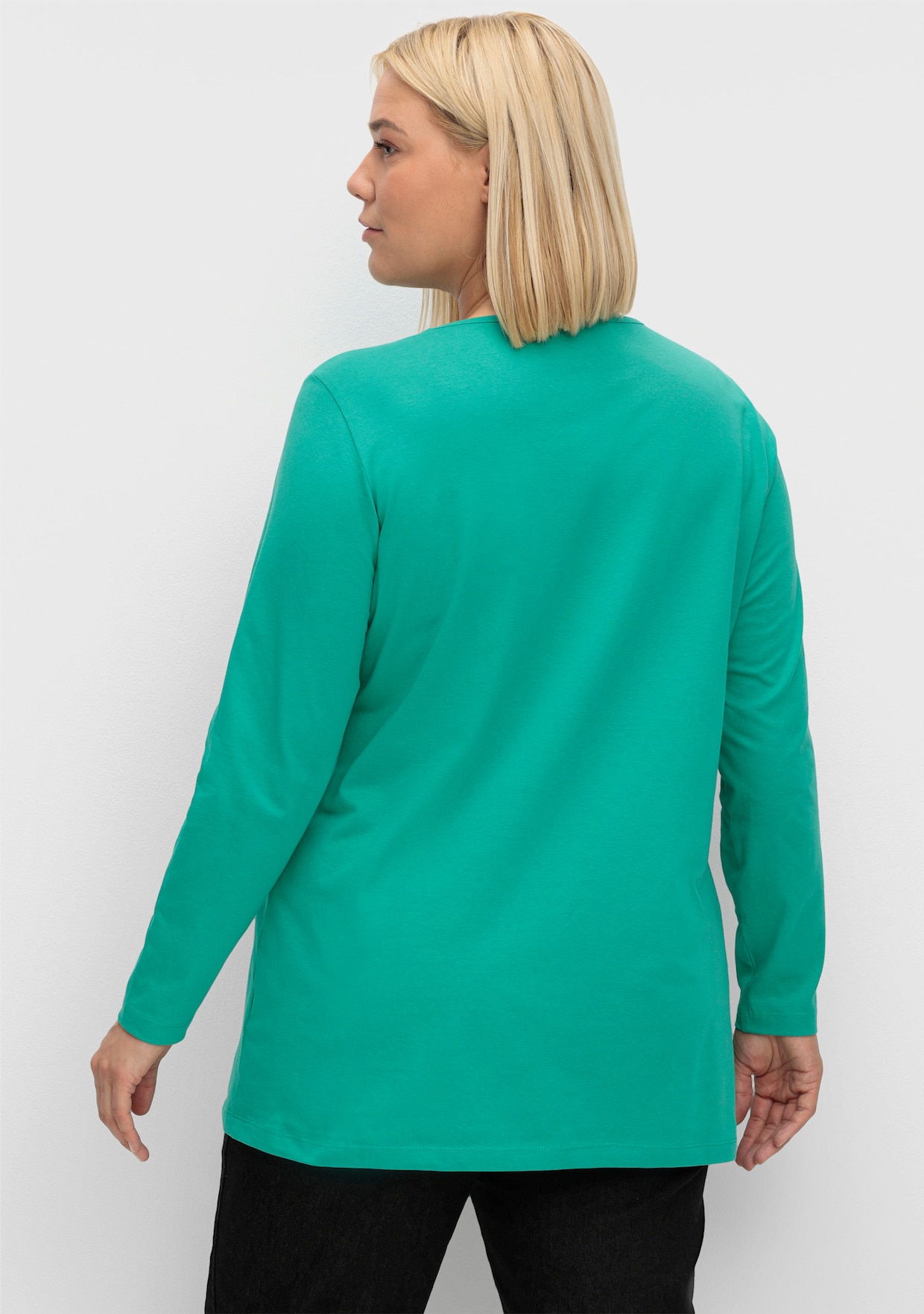 Longshirt - smaragd