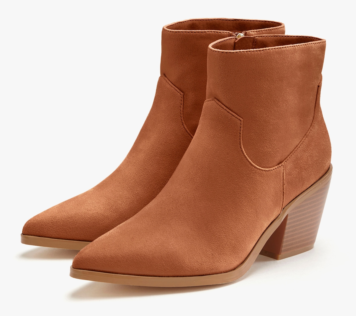 LASCANA Stiefelette - camelfarben