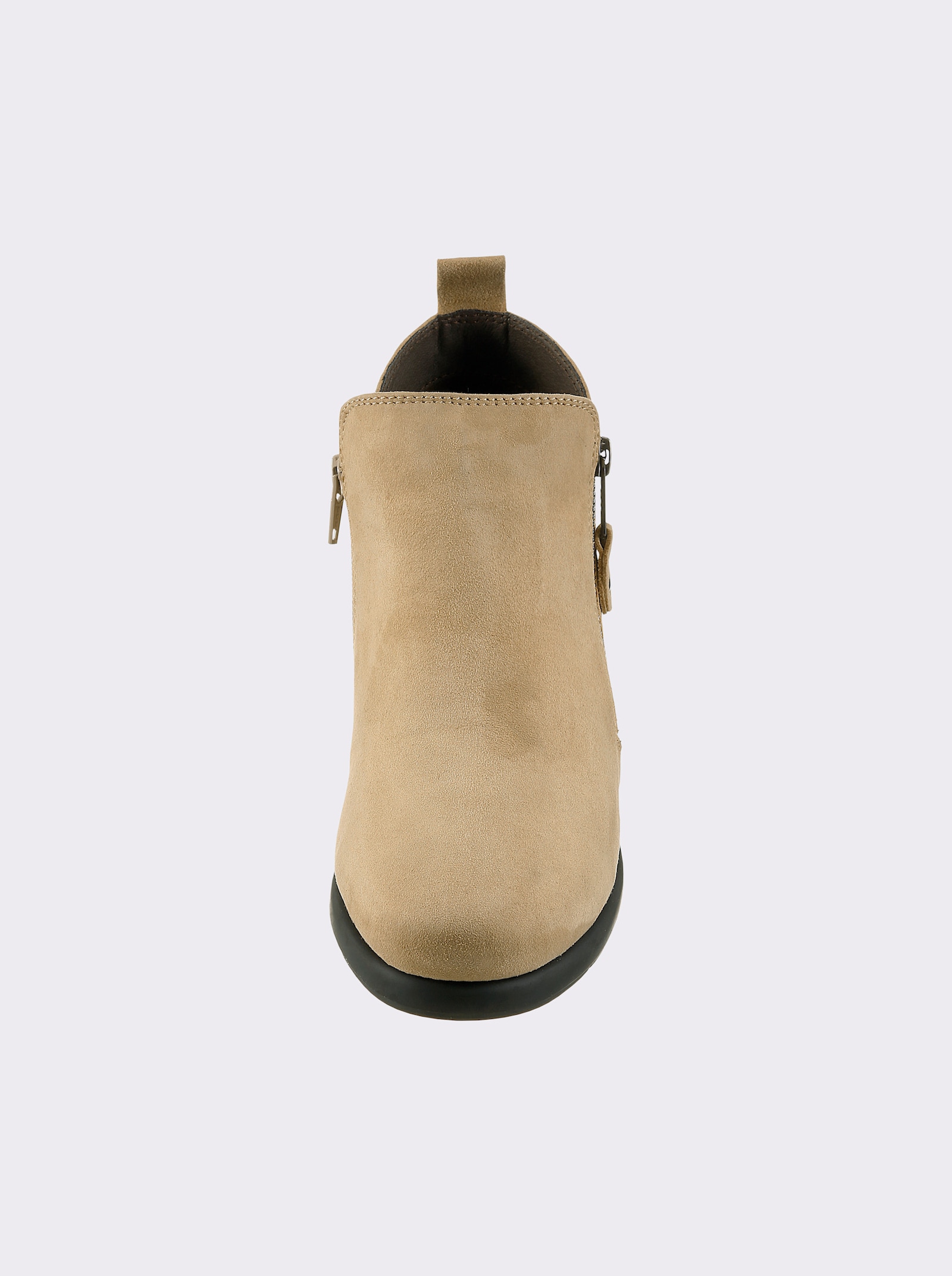 airsoft modern+ Stiefelette mit Nubukleder - vanille