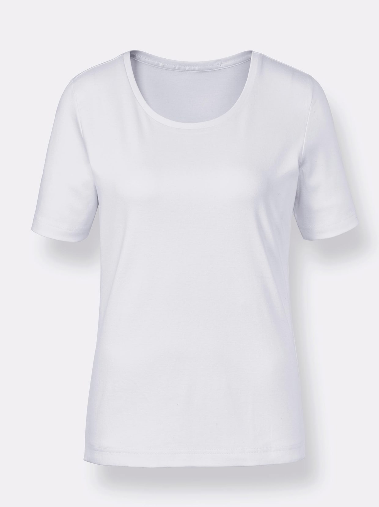 Creation L Premium Baumwoll-Shirt - weiß